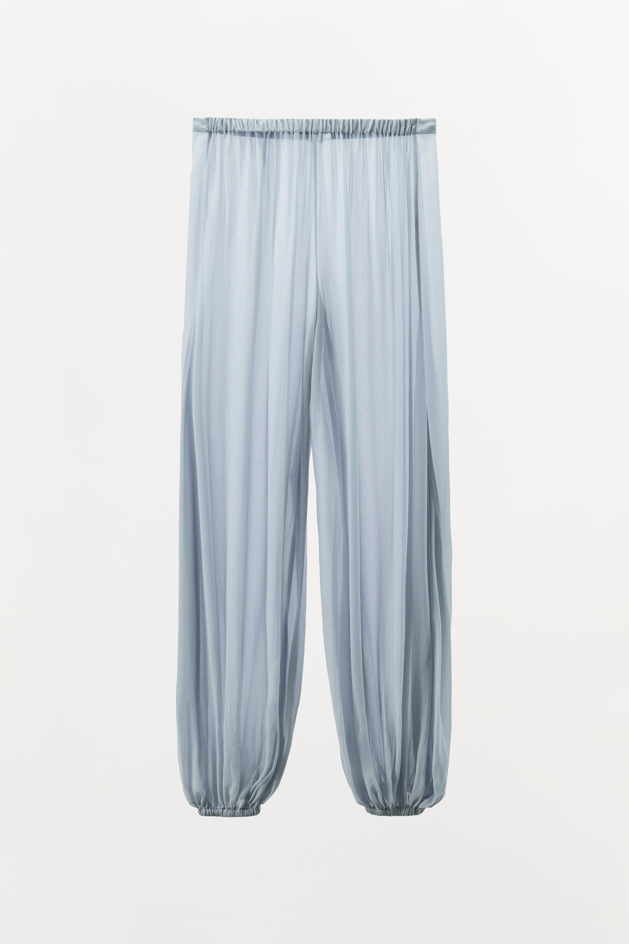 SEMI-SHEER BUBBLE PANTS