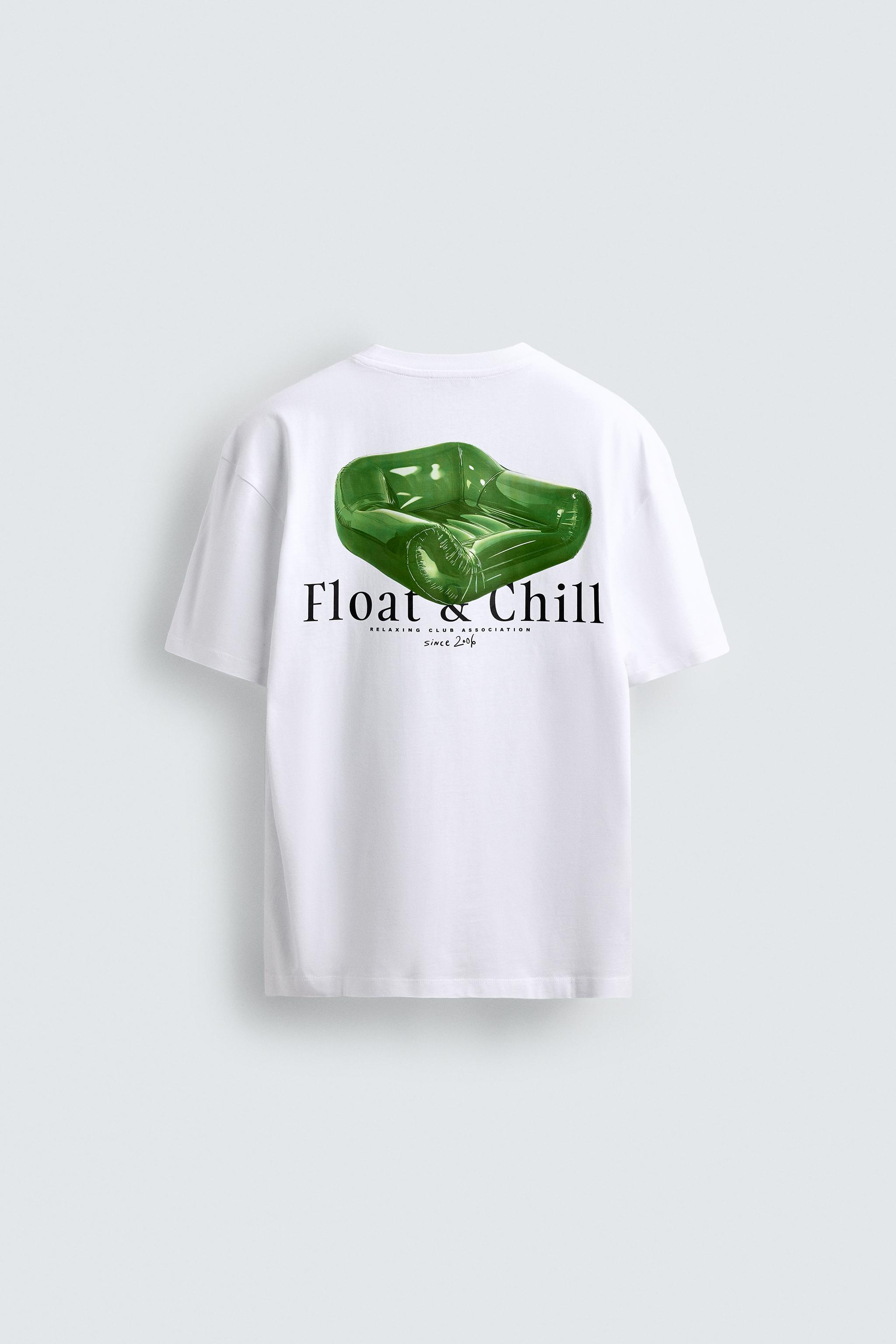 CONTRAST PRINT T-SHIRT