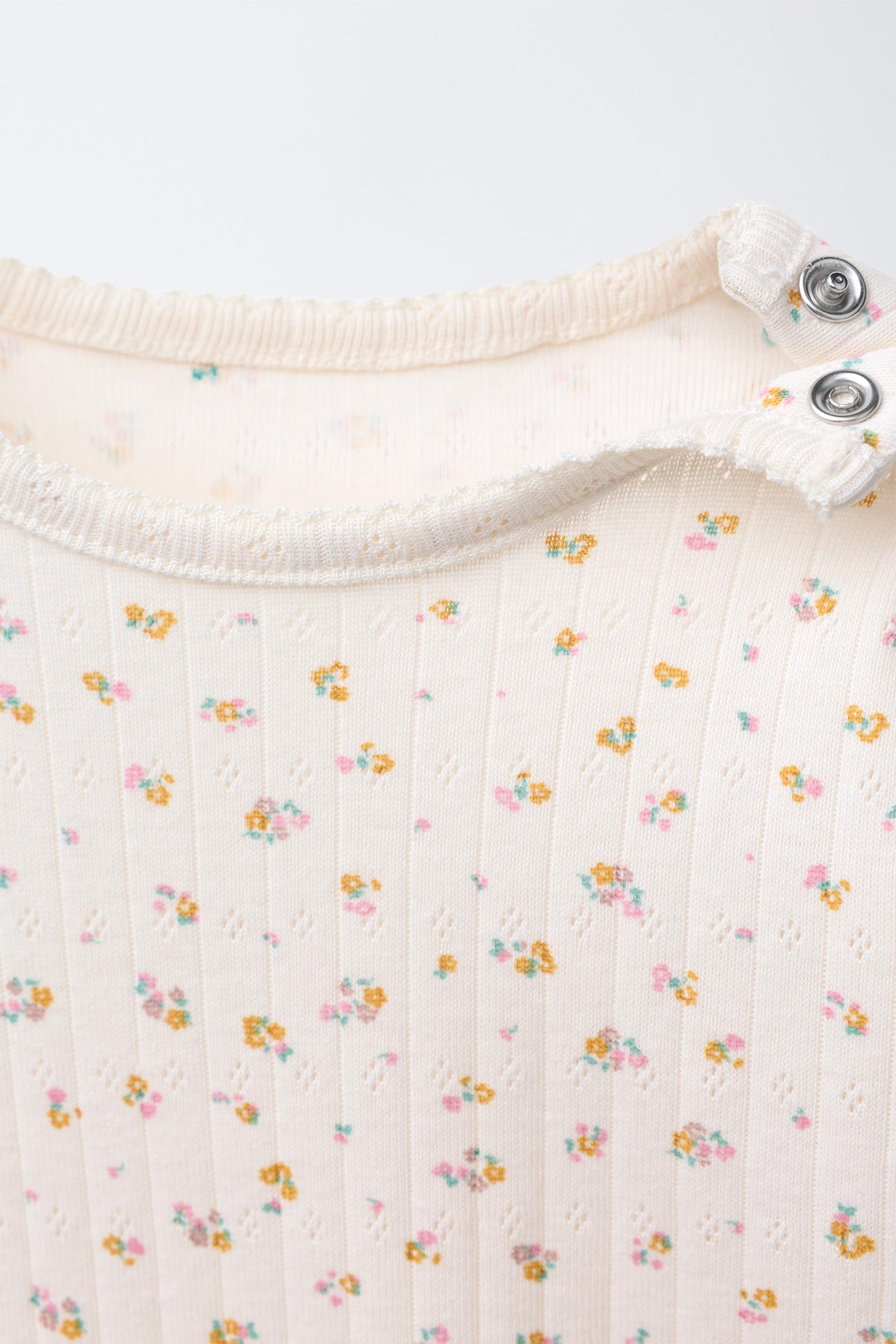 FLORAL PRINT CARDIGAN, BODYSUIT & LEGGING SET