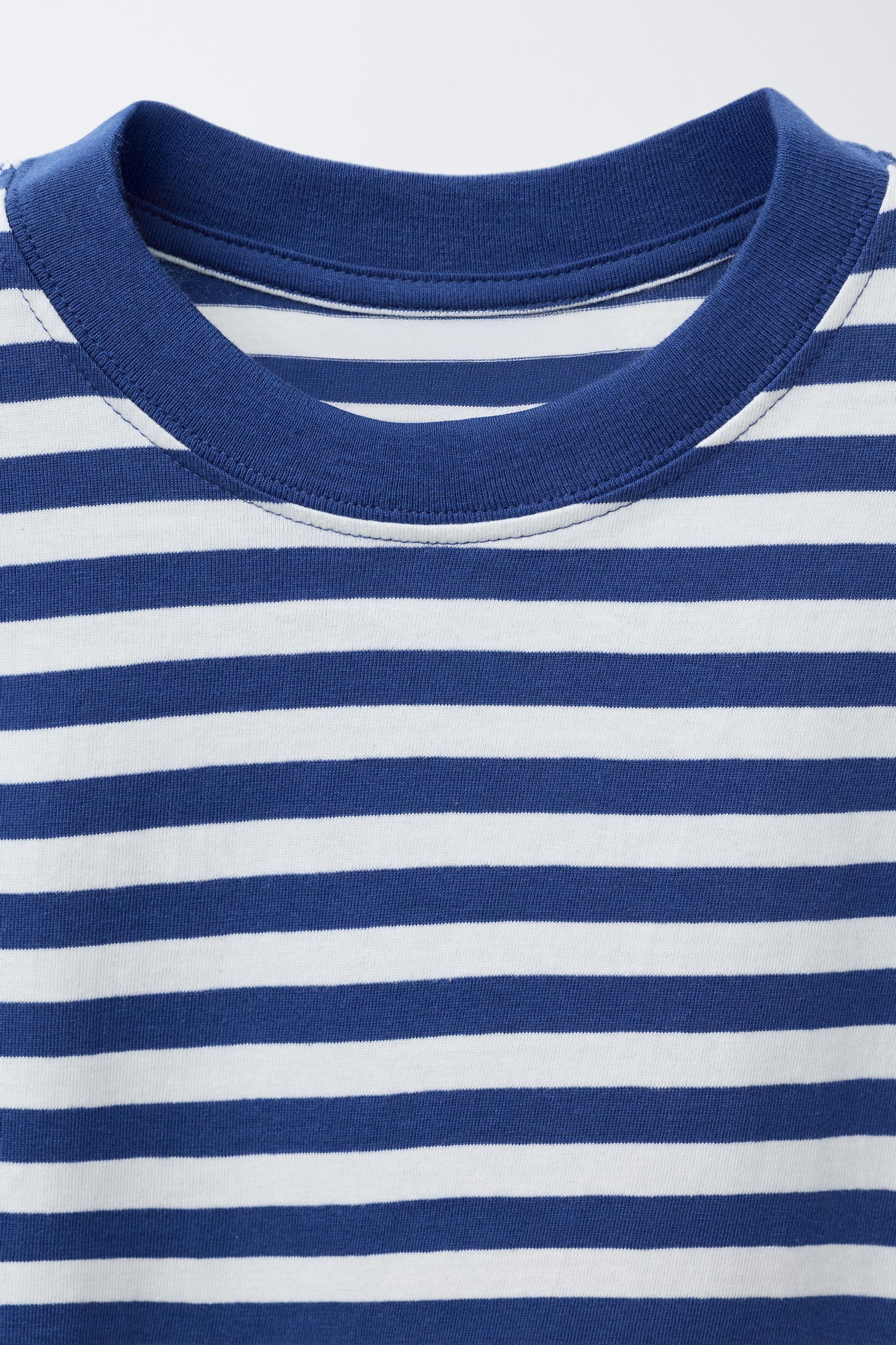 THREE-PACK OF SOLID AND STRIPED T-SHIRTS