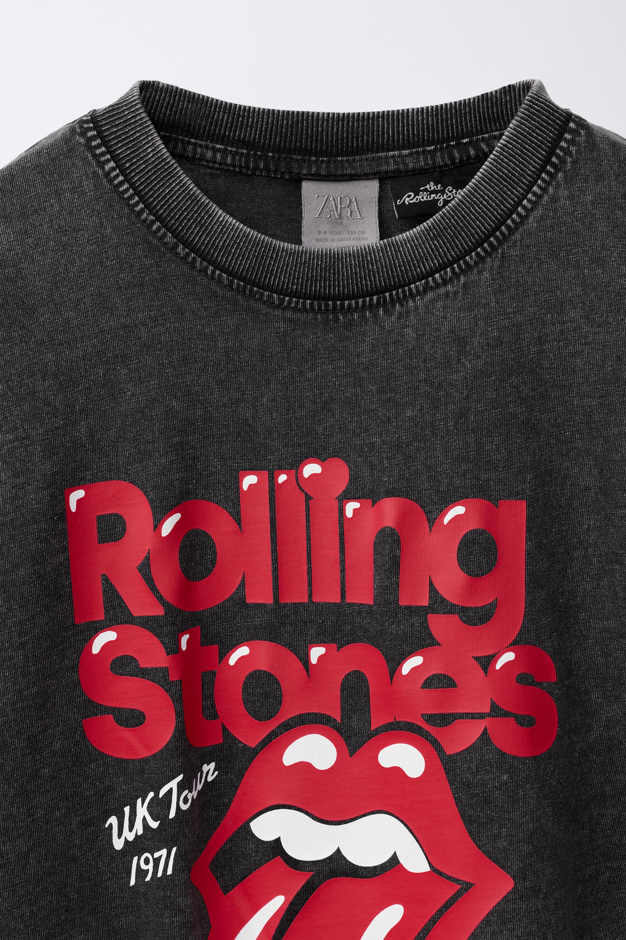 WASHED EFFECT ROLLING STONES © T-SHIRT