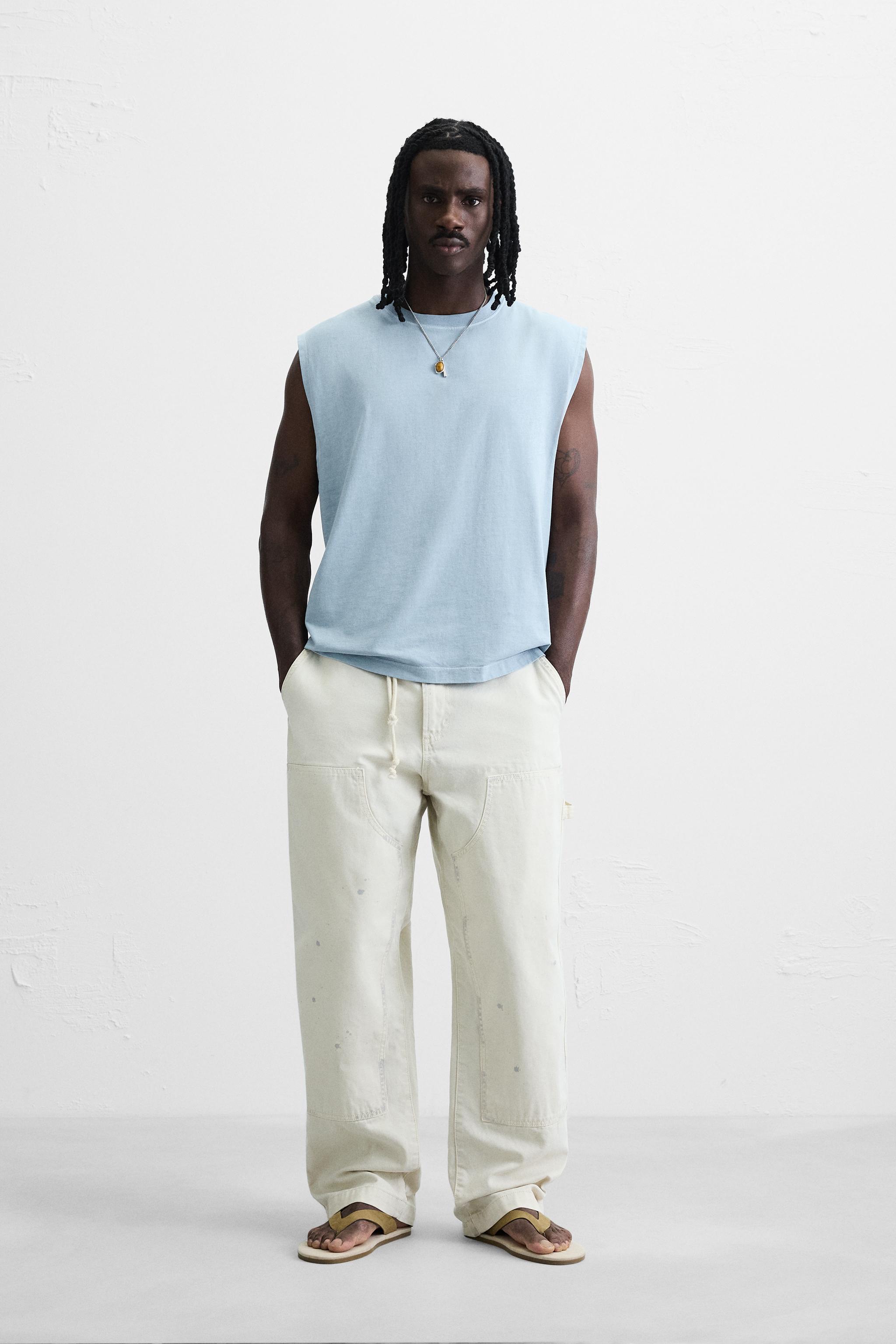 RELAXED FIT TANK T-SHIRT