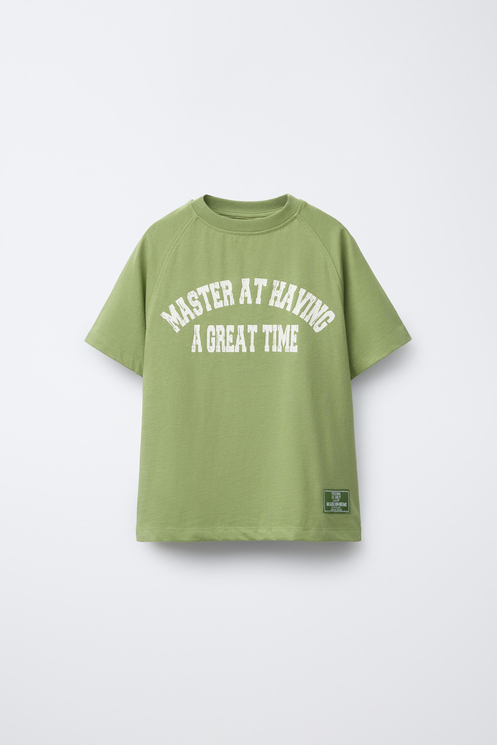 TEXT PRINT T-SHIRT AND BERMUDA SET