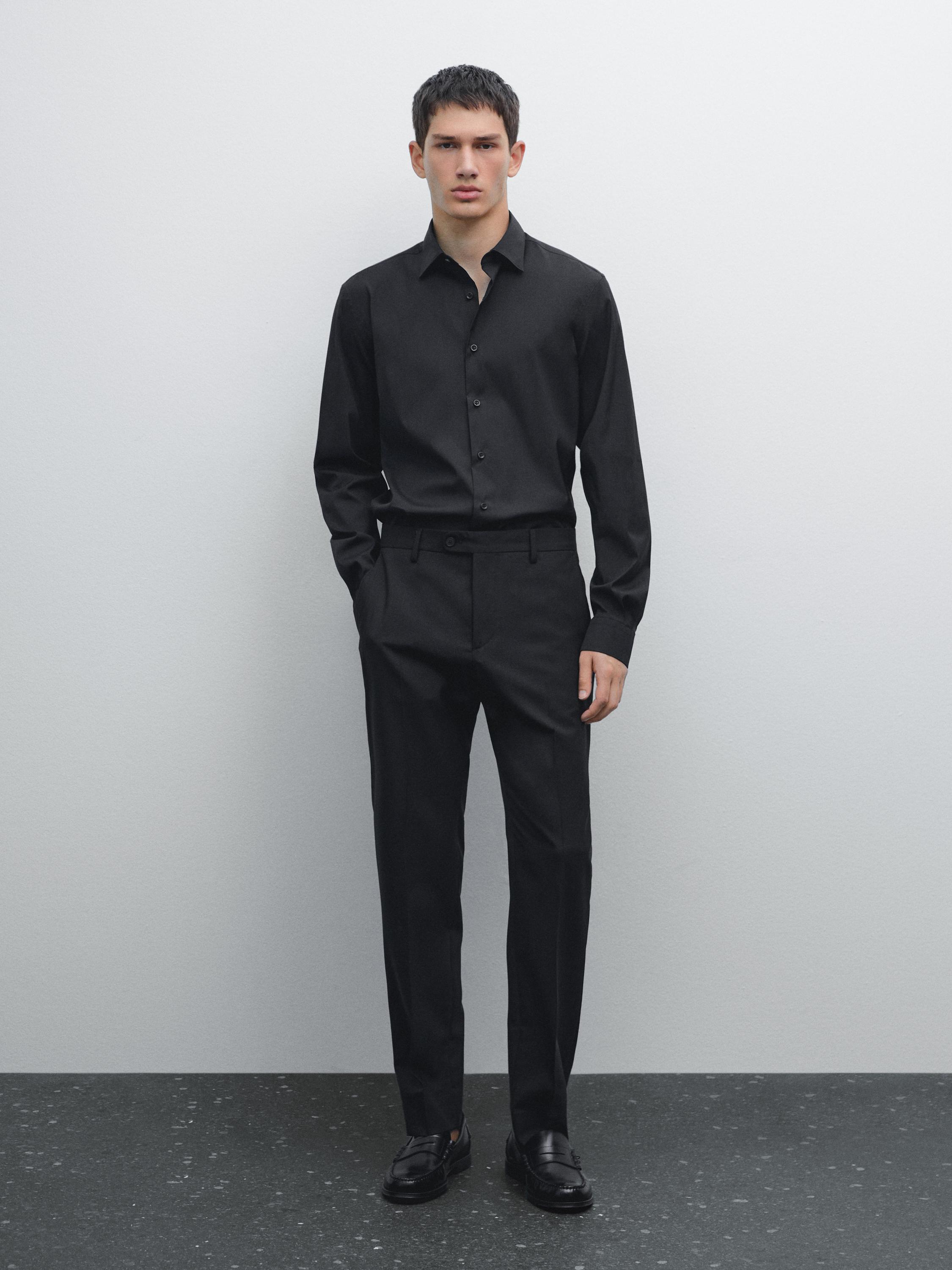 Slim fit stretch shirt