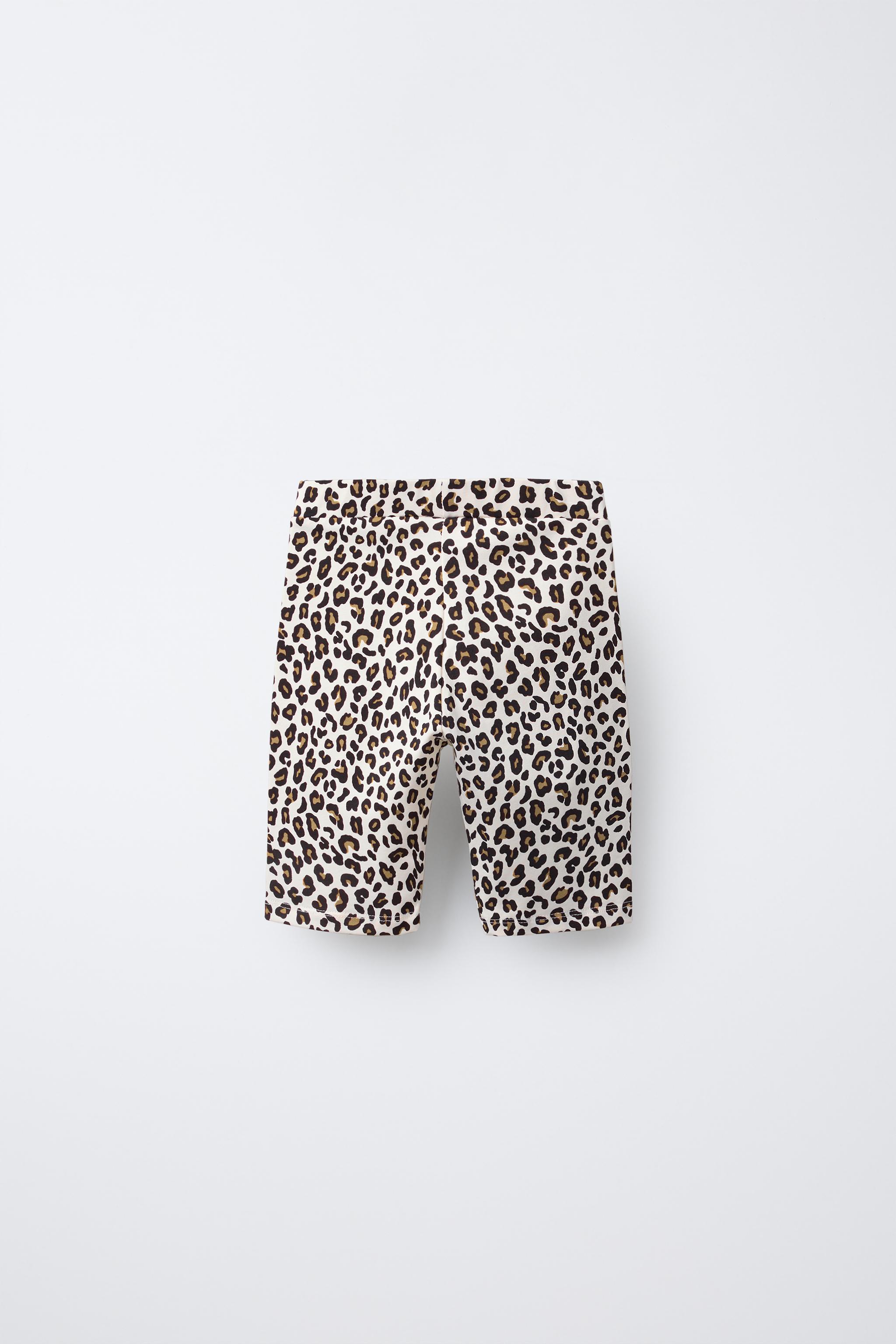 ANIMAL PRINT BIKER LEGGINGS
