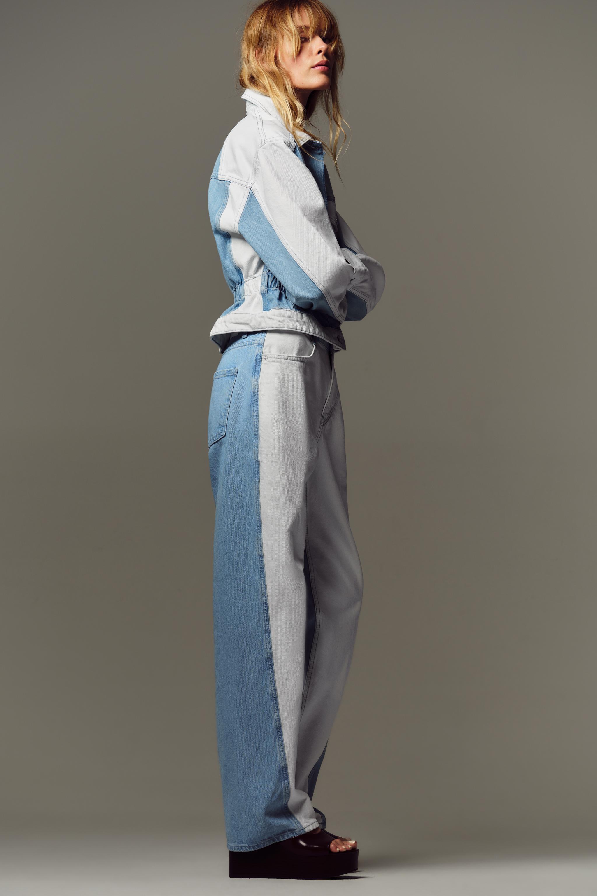 Z1975 STRAIGHT LEG MID-RISE COMBINED JEANS