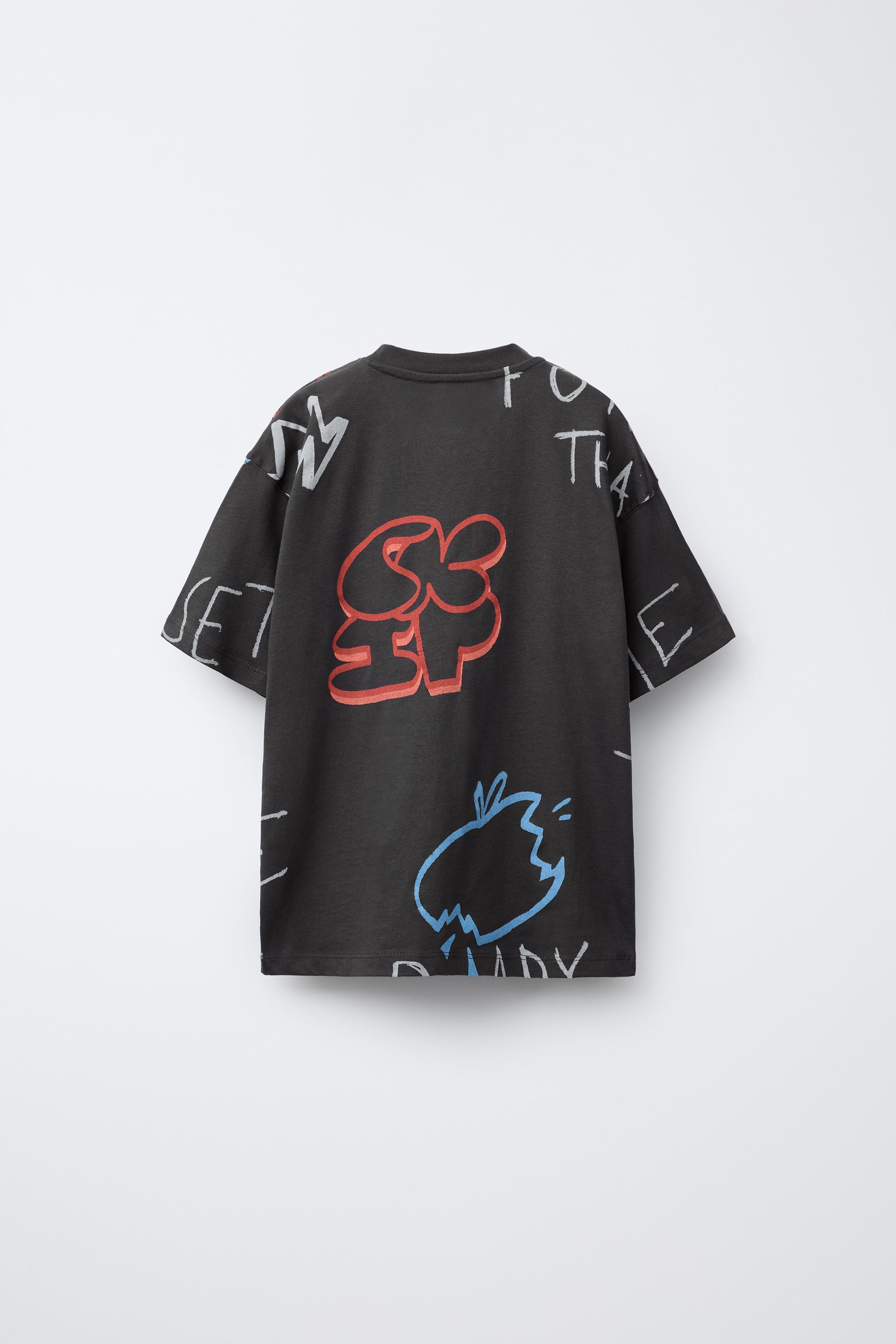 GRAFFITI PRINT T-SHIRT