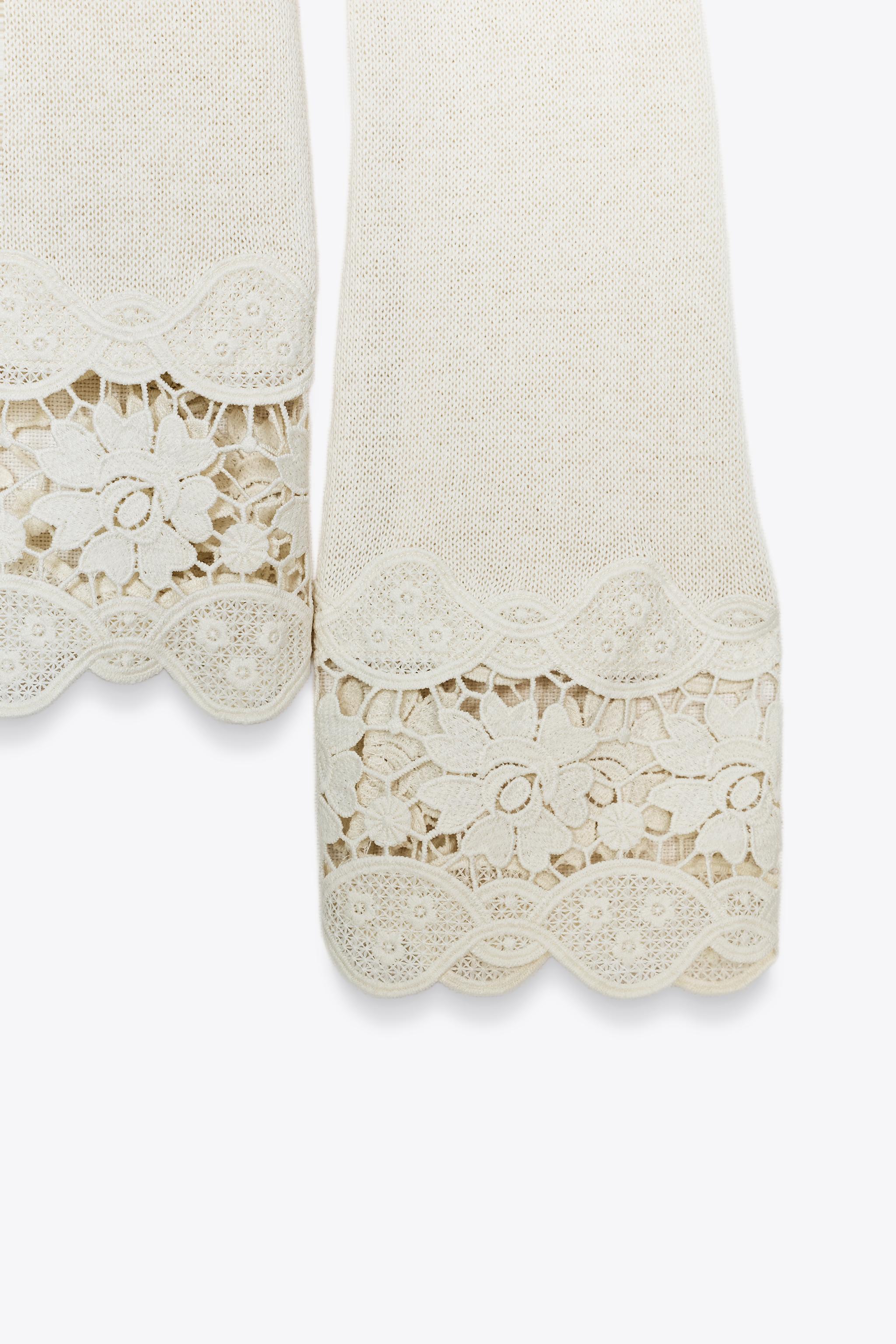 GUIPURE COMBINATION T-SHIRT