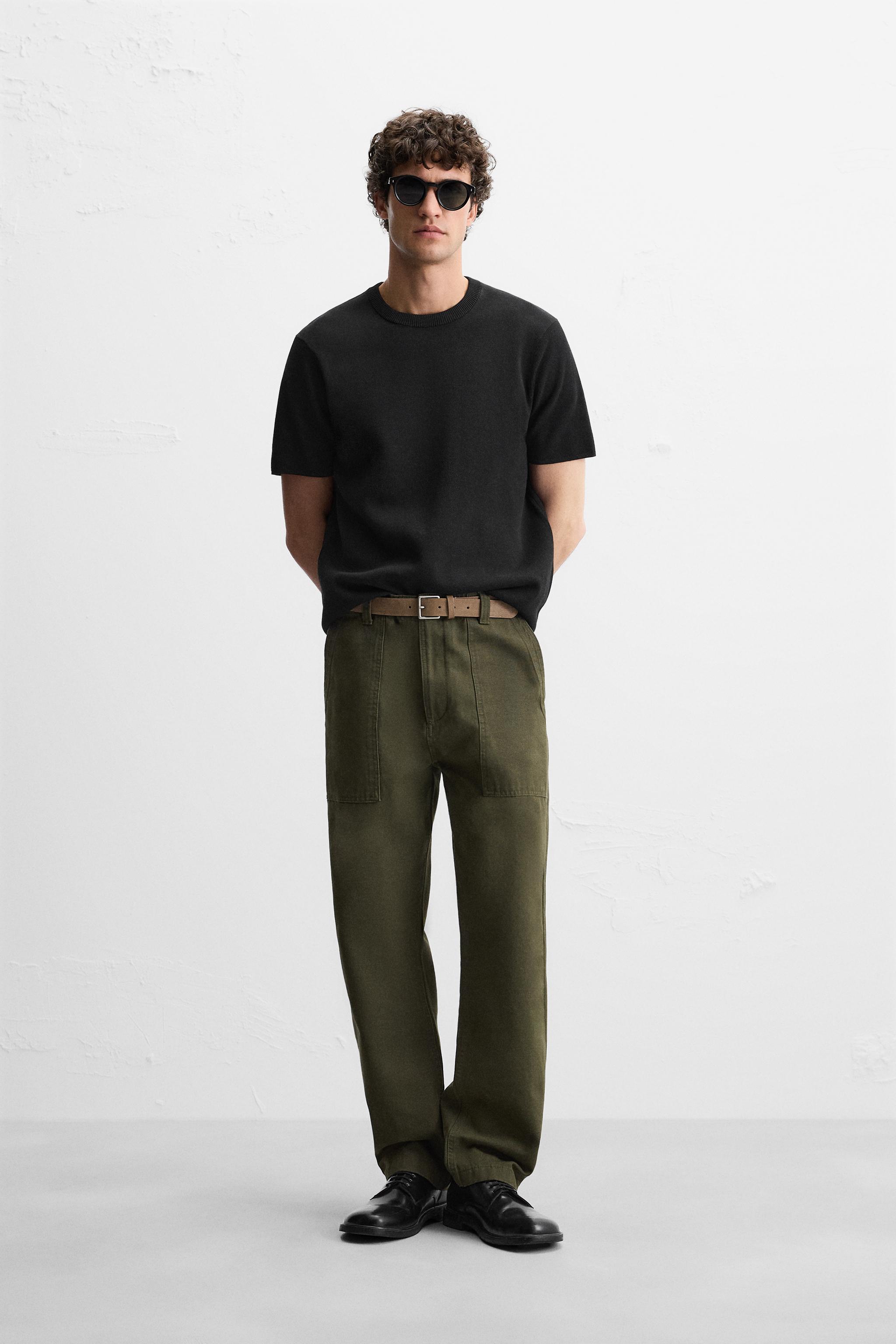 RELAXED FIT KNIT T-SHIRT