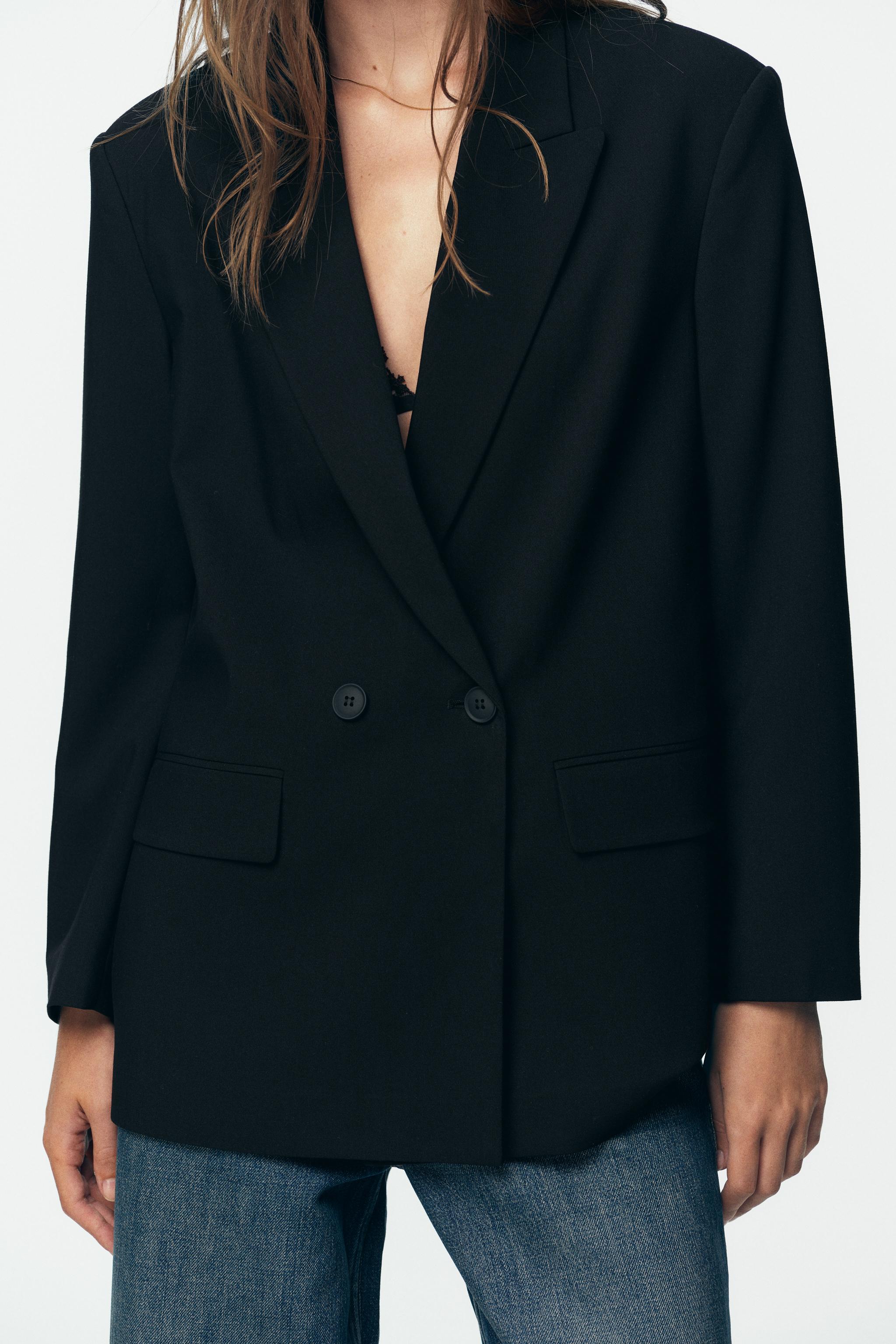 OVERSIZED DOUBLE-BREASTED BLAZER