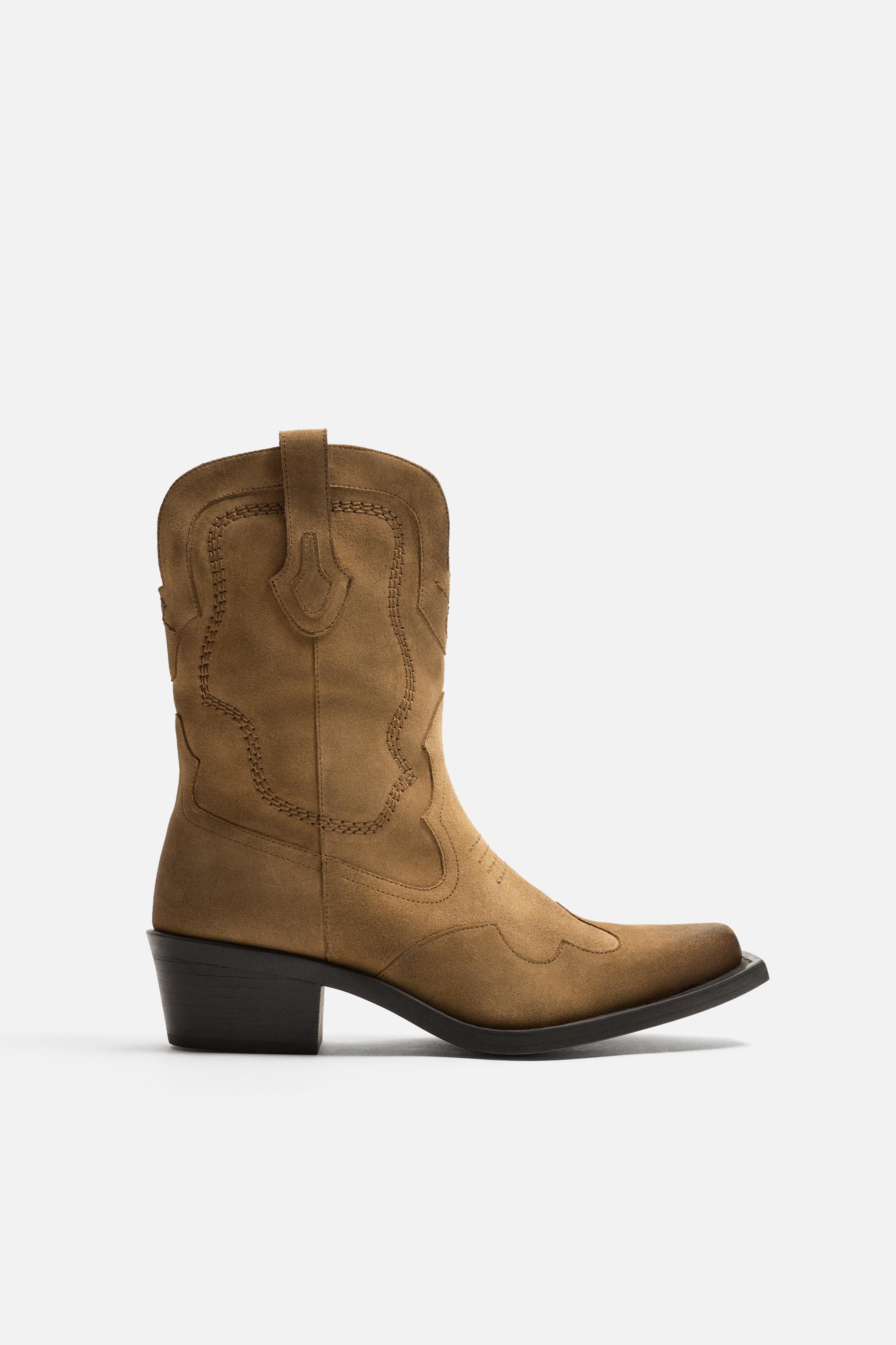 LEATHER COWBOY BOOTS