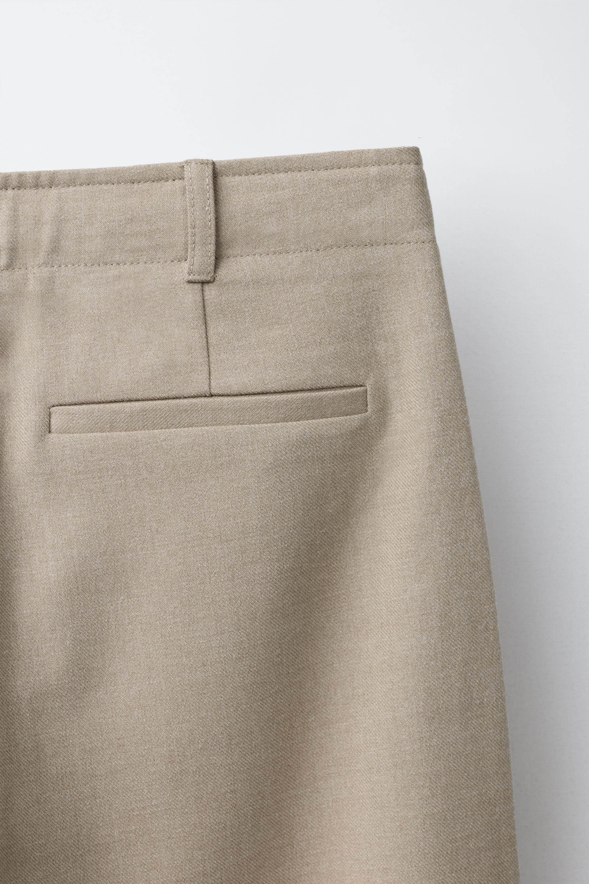 BUTTON TAILORED PANTS