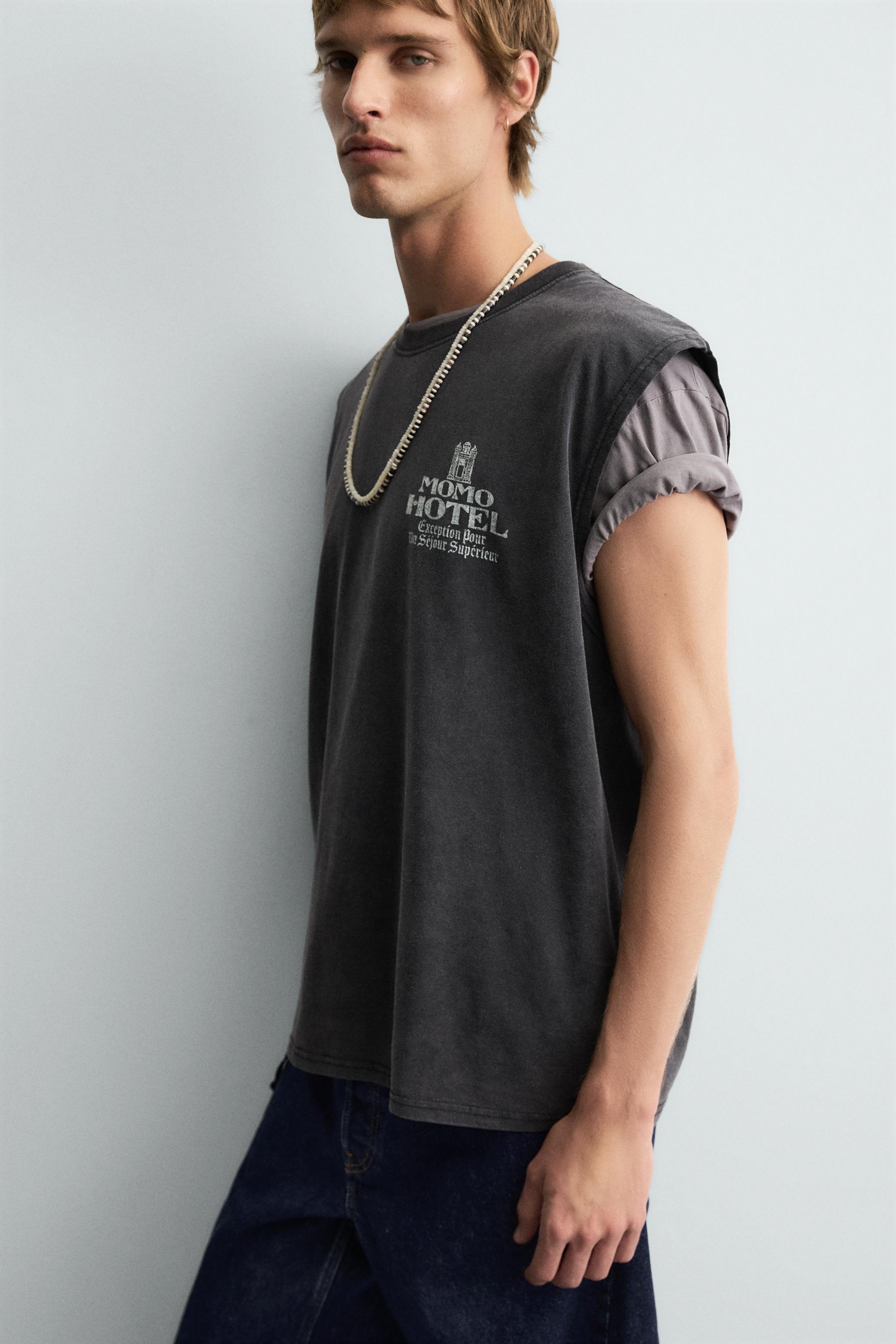 WASHED PRINT TANK TOP