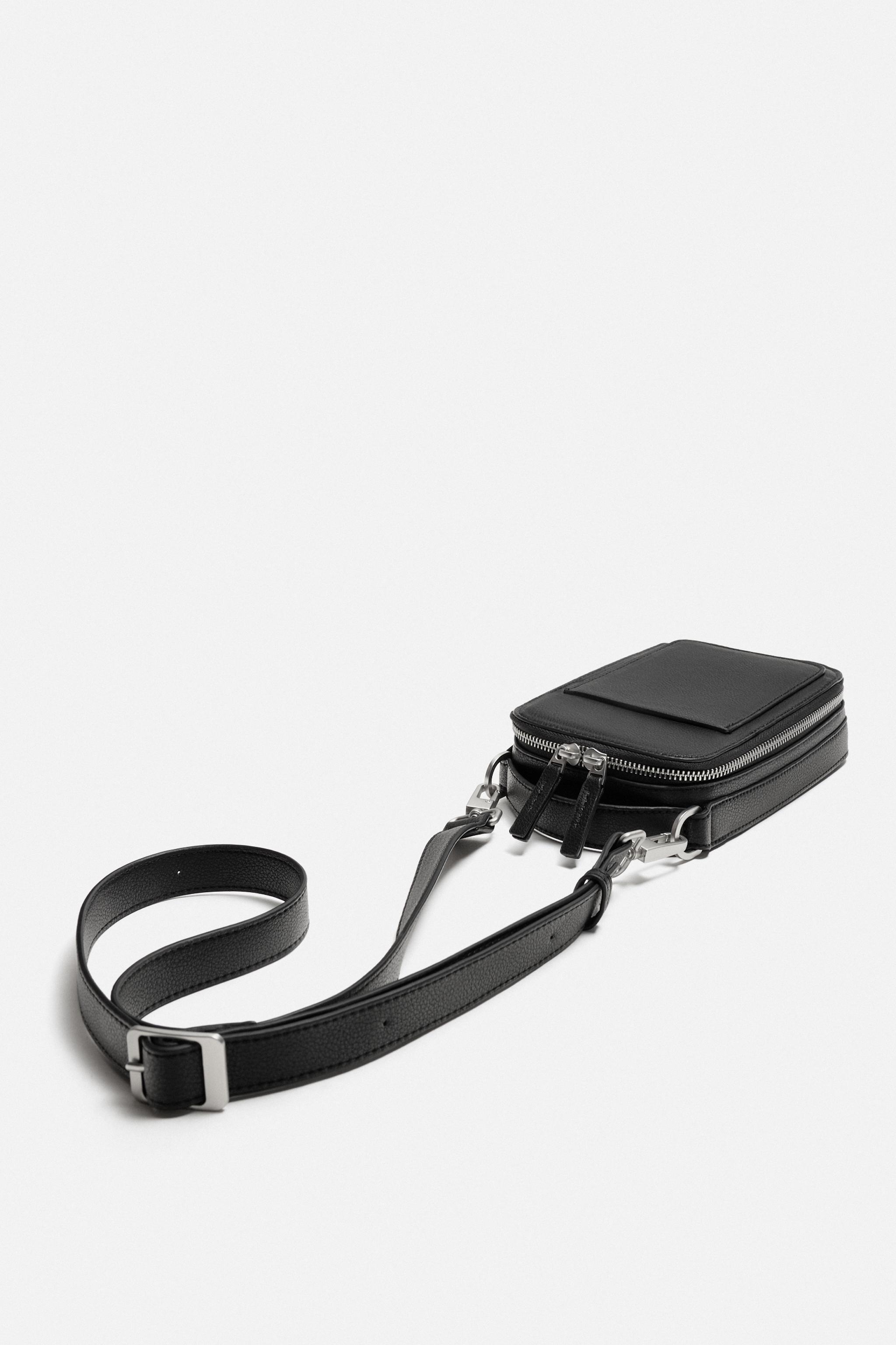 TEXTURED VERTICAL CROSSBODY BAG