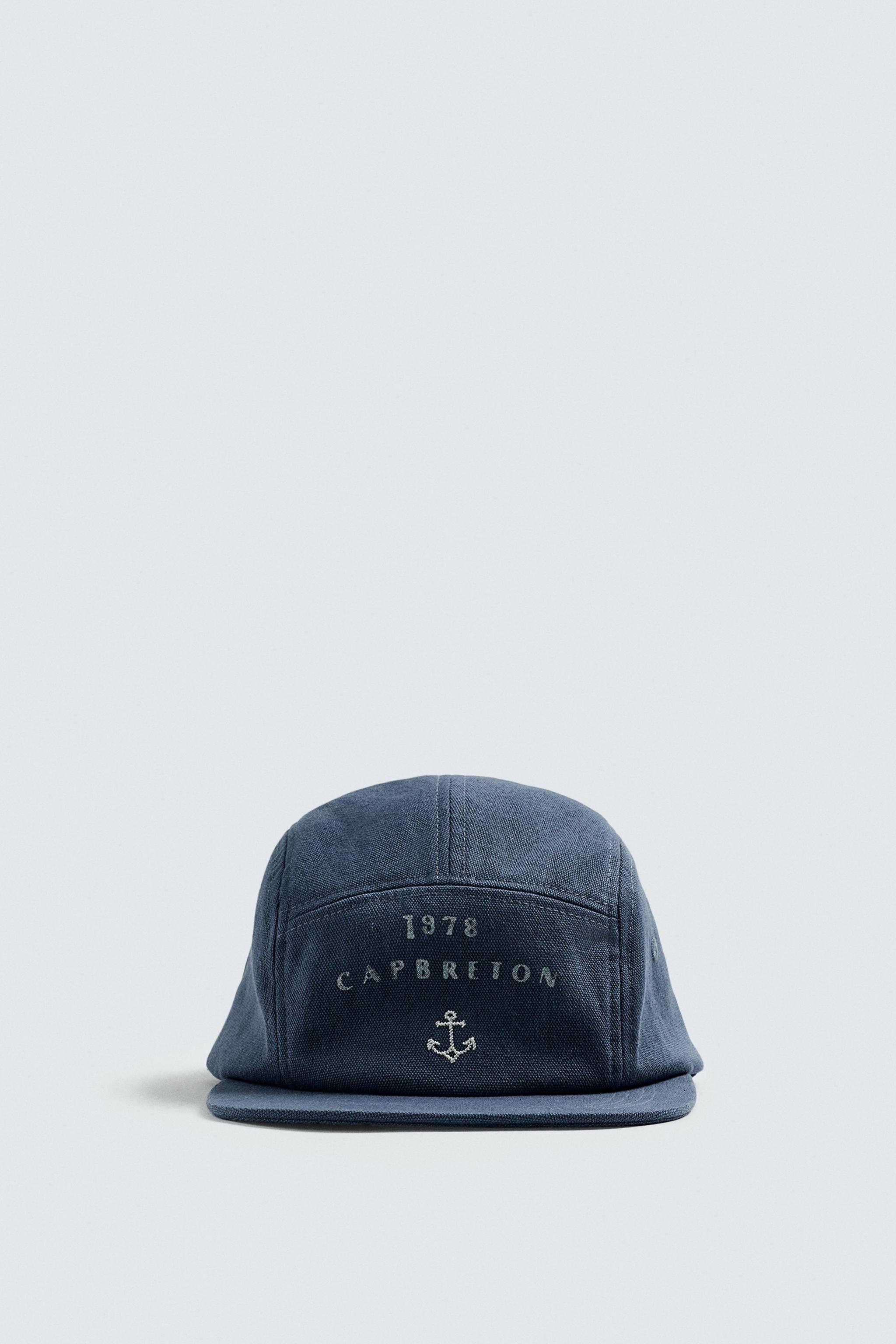 WASHED COMBINATION PRINT CAP