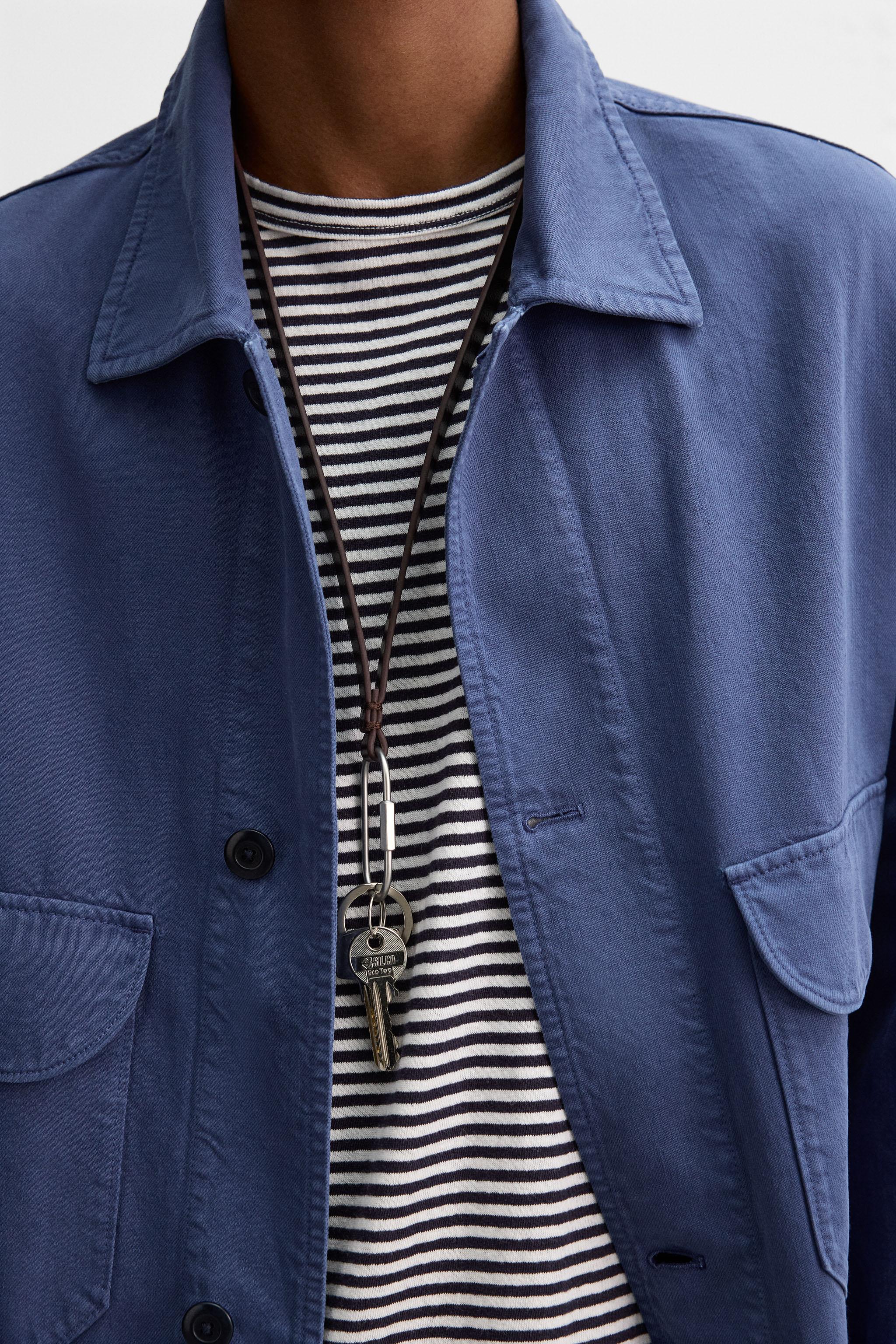 LEATHER PENDANT KEYCHAIN