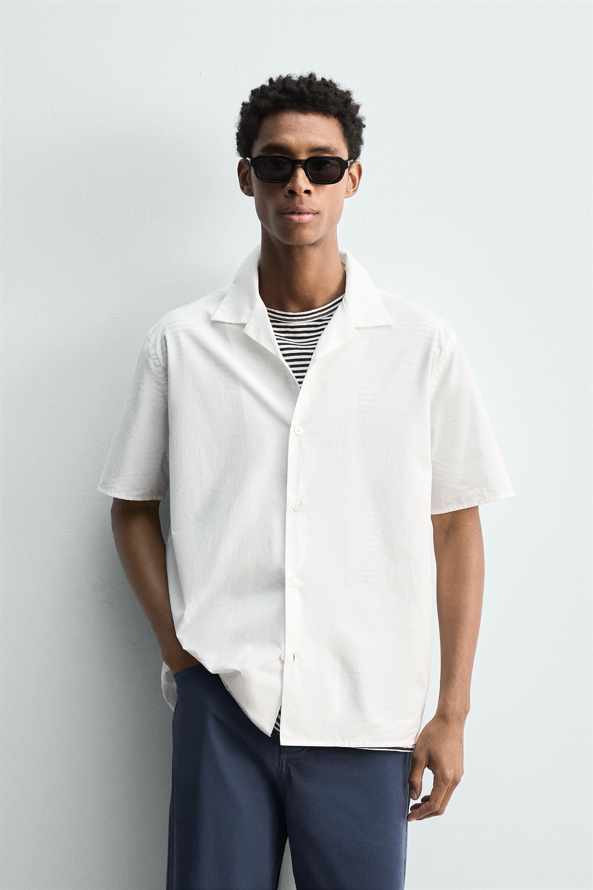 RELAXED FIT POPLIN SHIRT