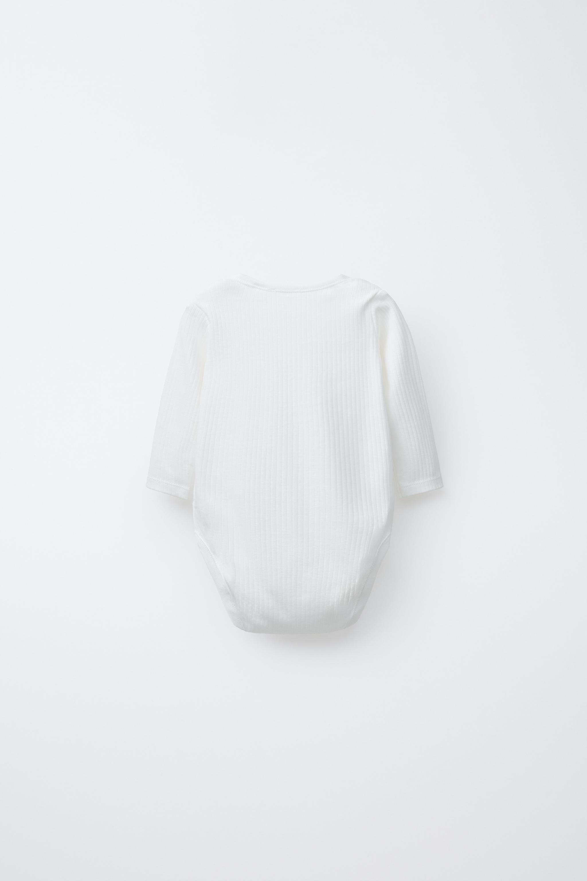 6 MONTHS-3 YEARS/ THREE-PACK OF LONG SLEEVE BODYSUITS