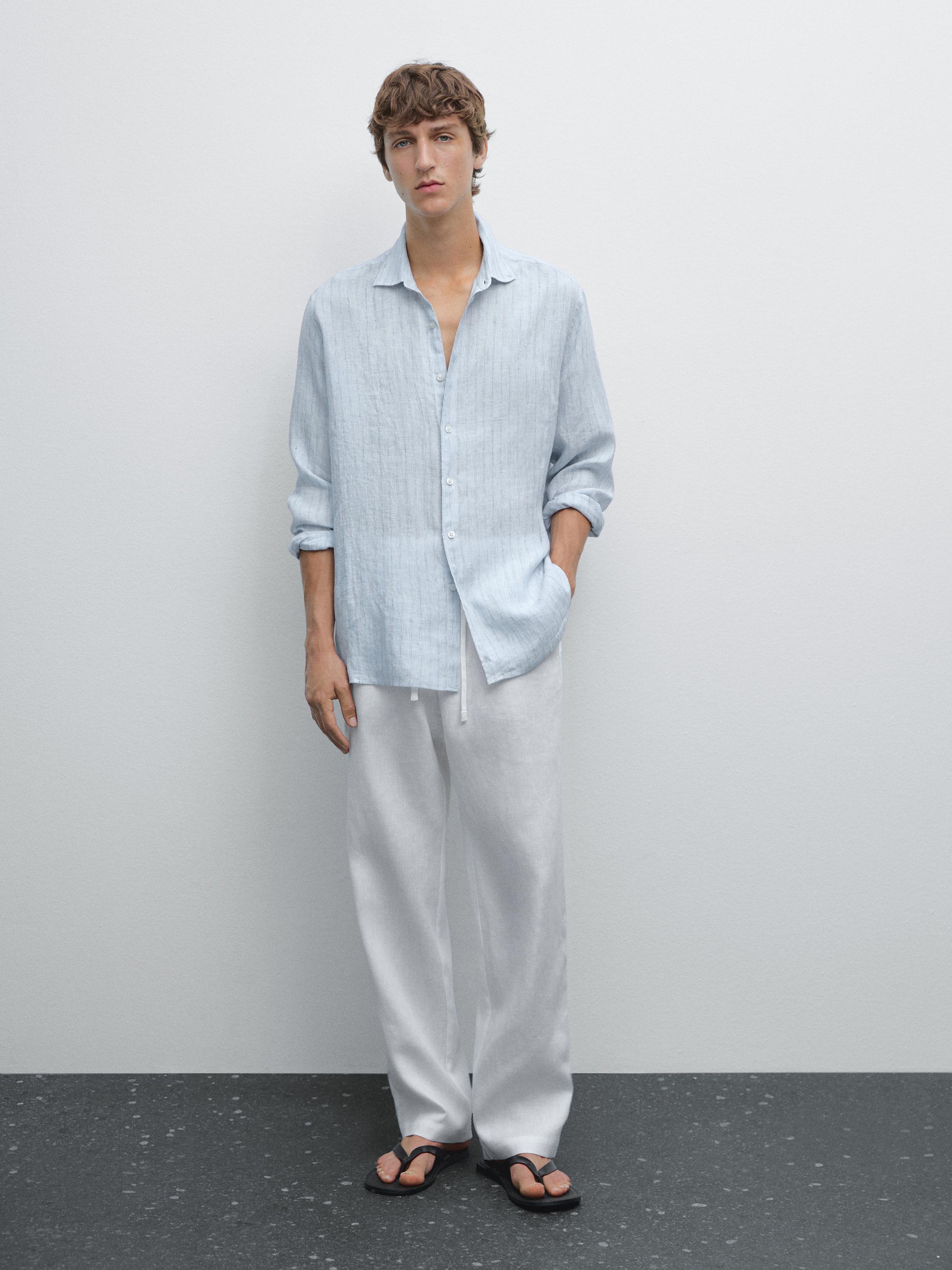 Regular fit striped shirt