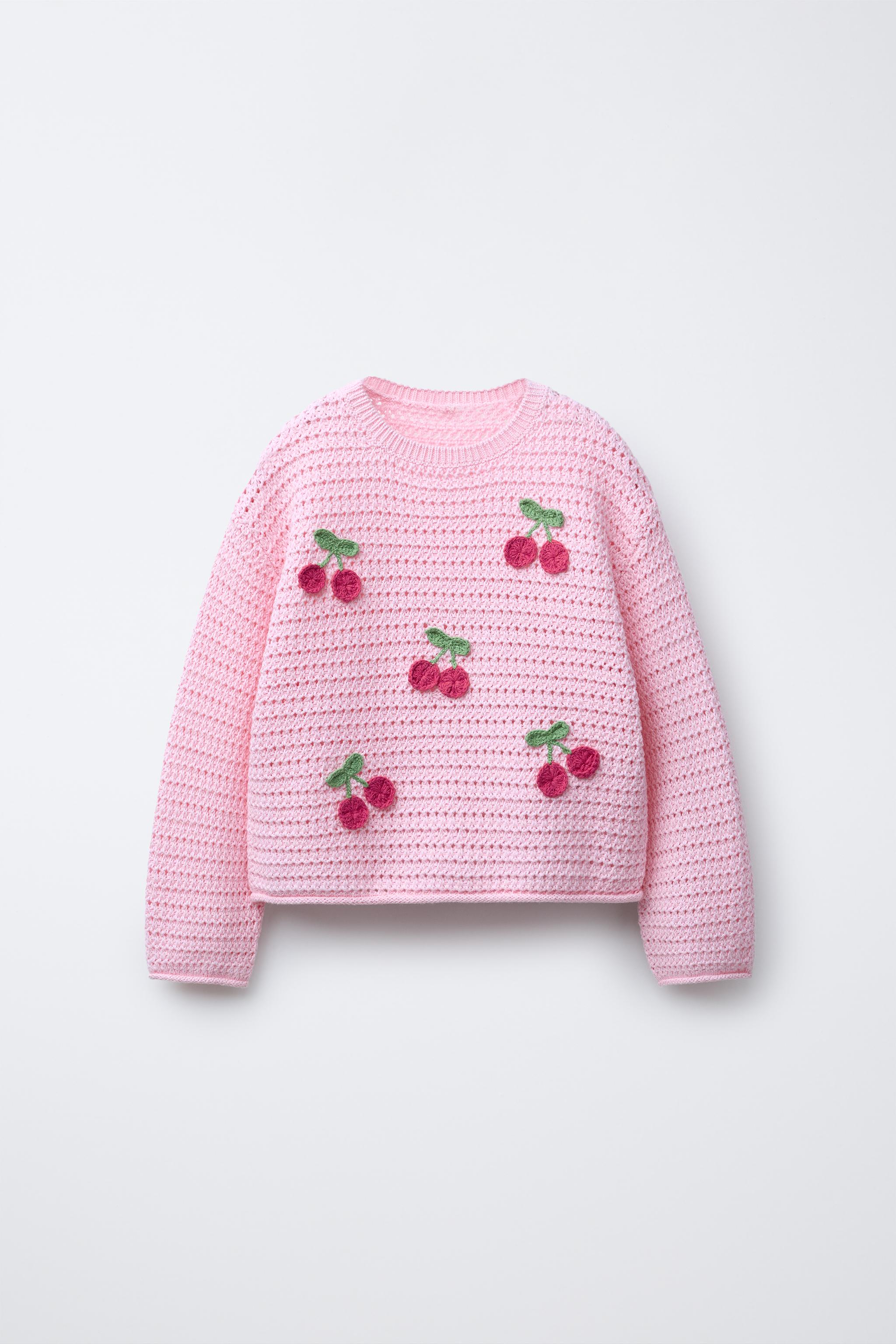 CHERRY KNIT SWEATER