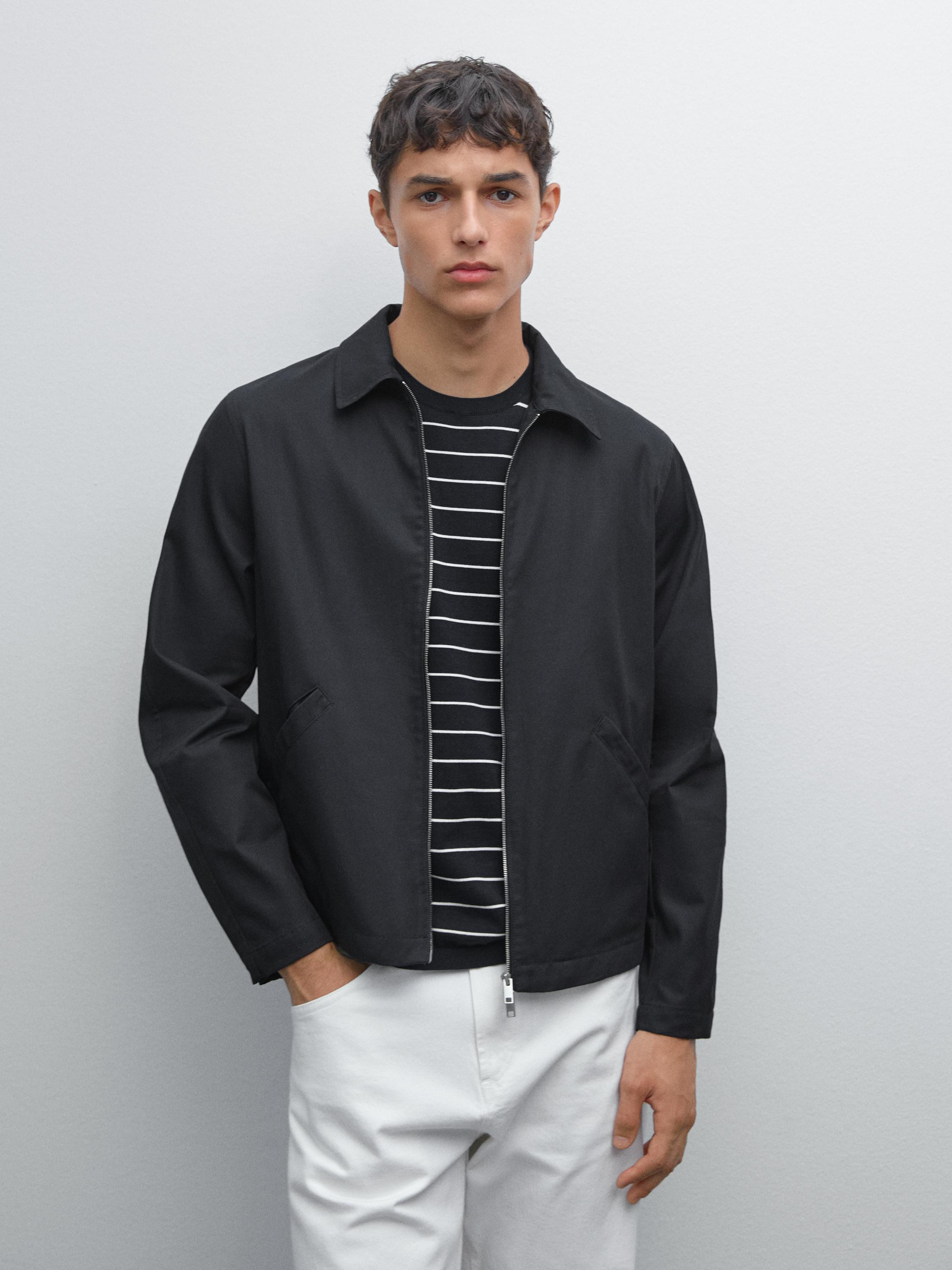 Water-repellent 100% cotton jacket