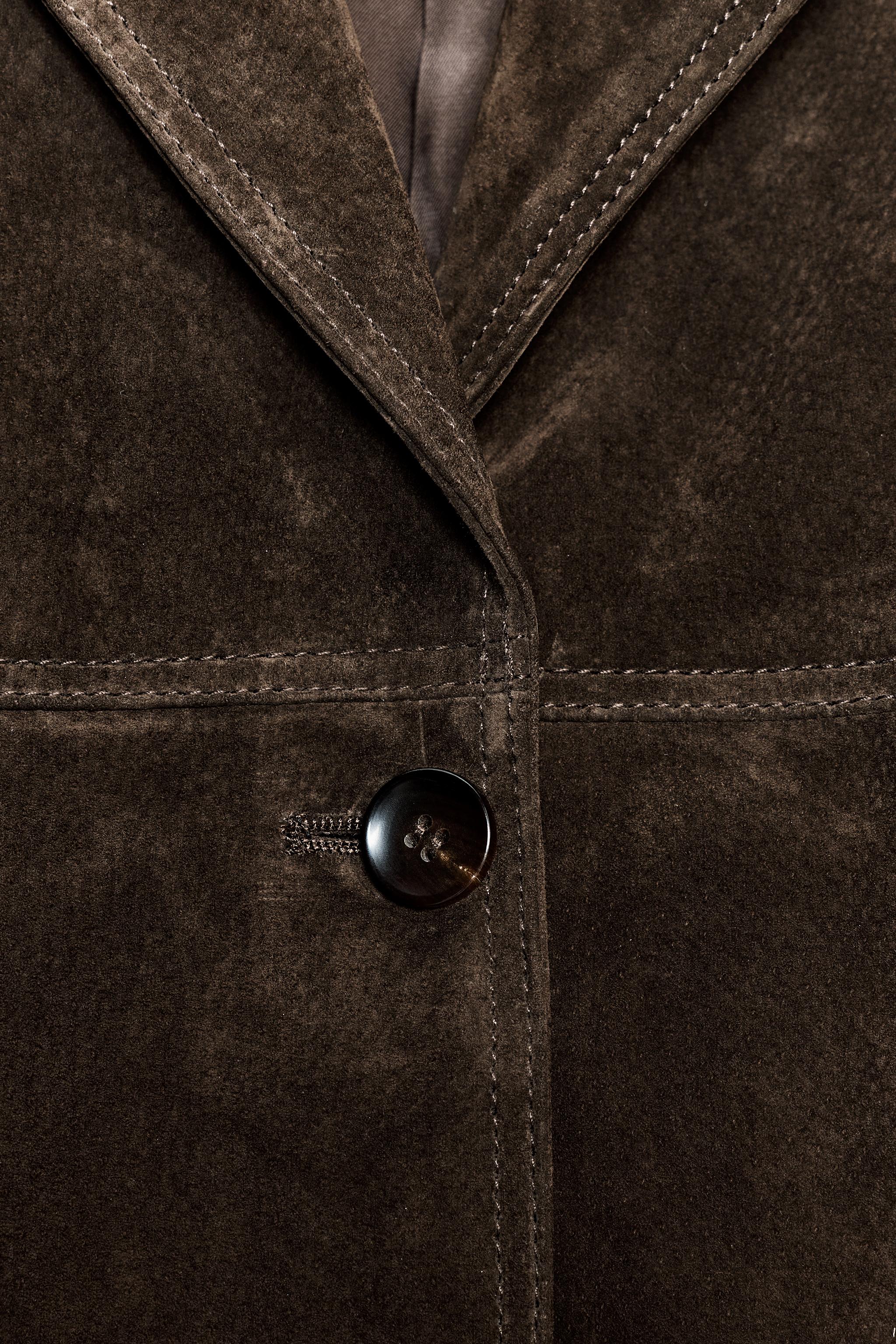 100% SUEDE COAT ZW COLLECTION LIMITED EDITION