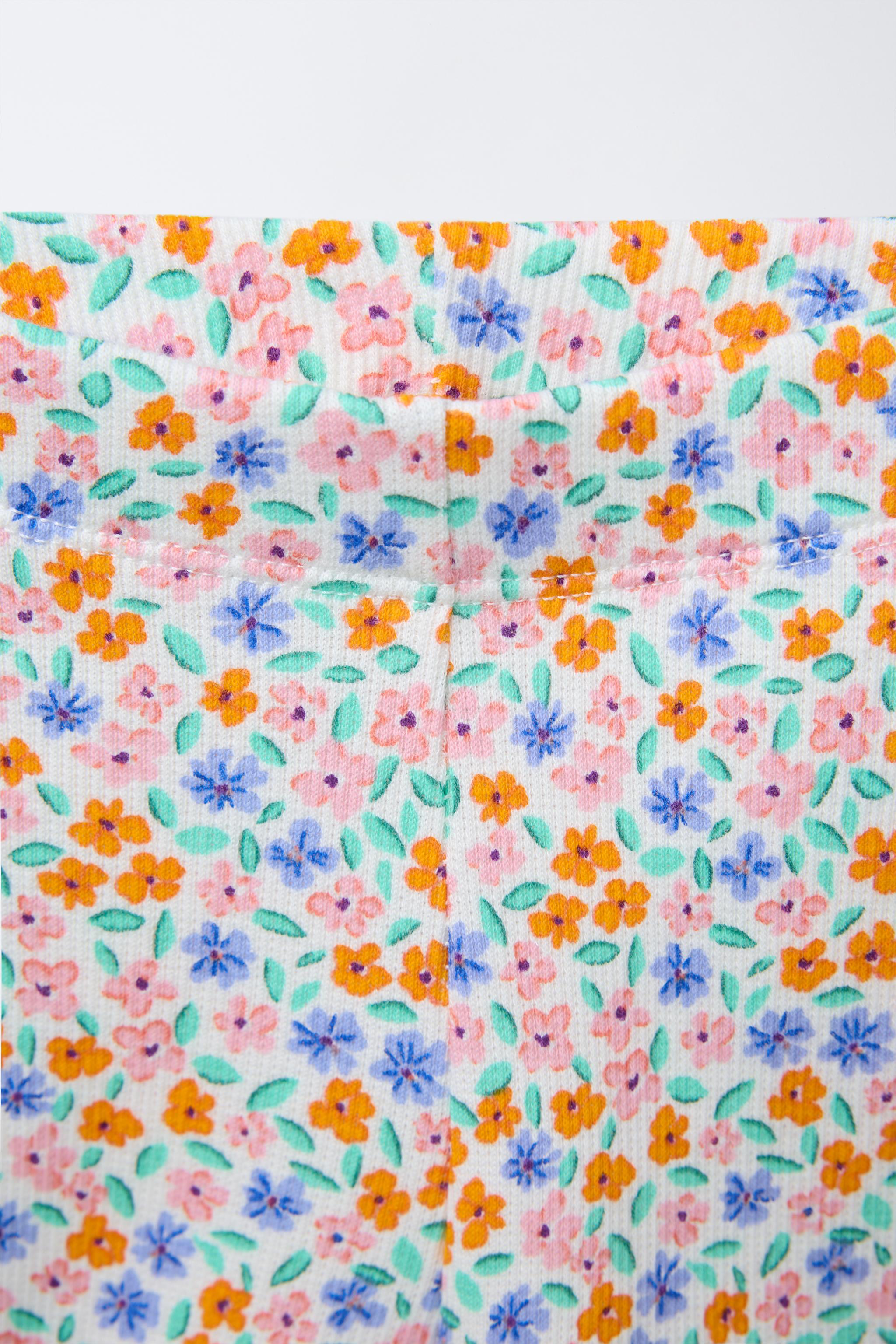 PRINTED JOGGING T-SHIRT AND CYCLING LEGGINGS SET