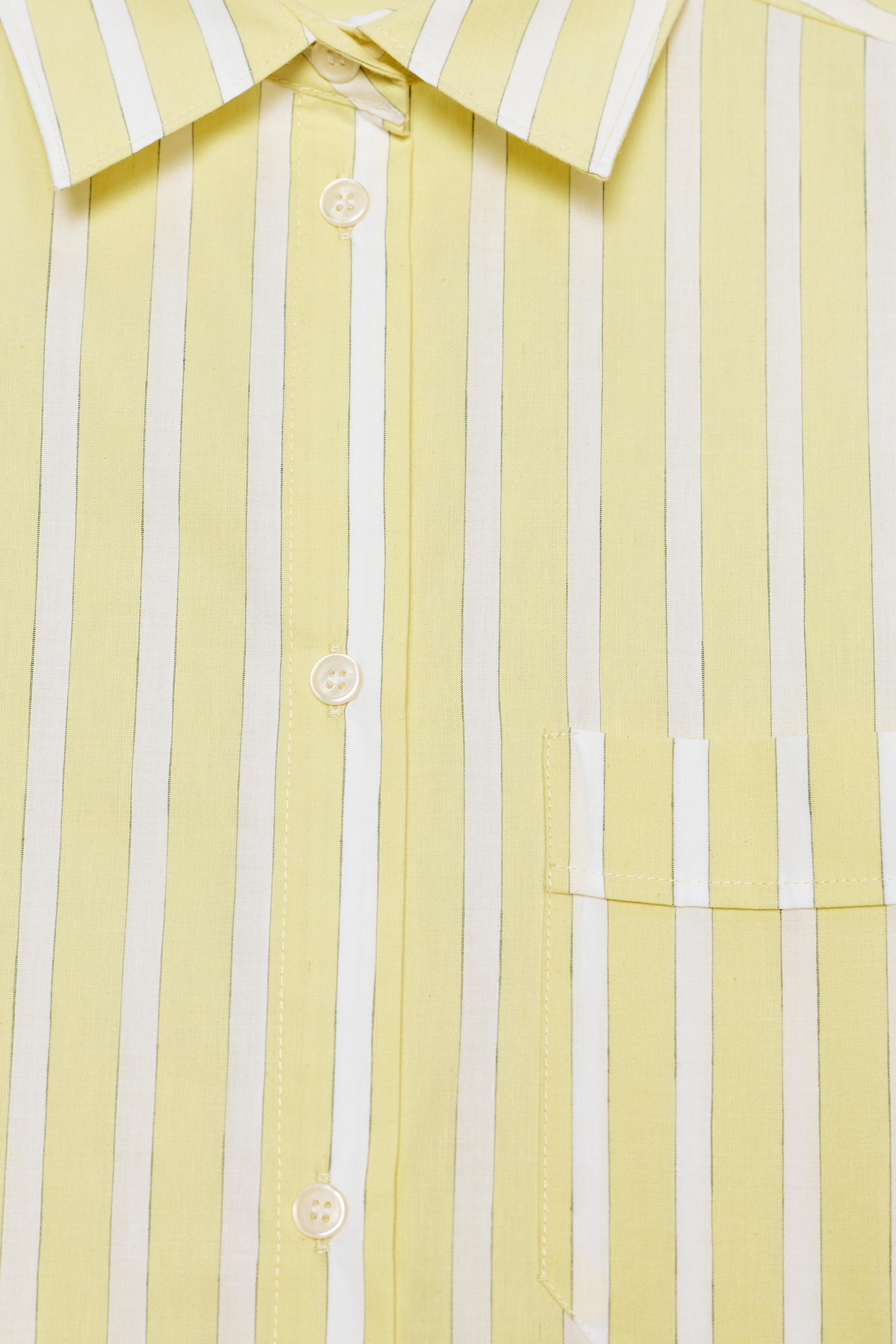 STRIPED PAJAMA SHIRT