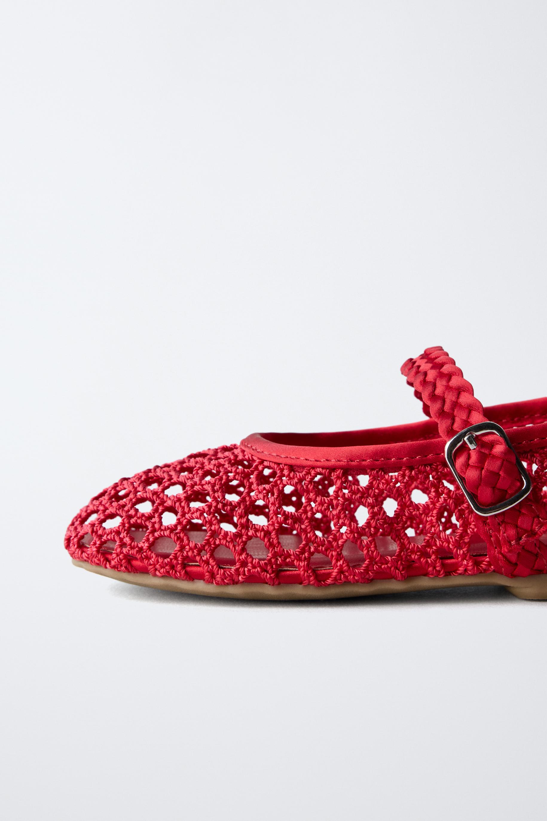 OPENWORK BALLET FLATS