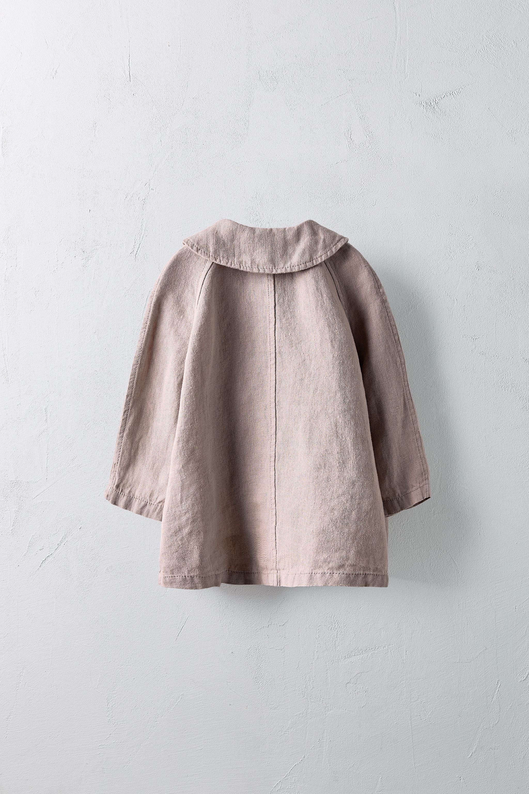2-5 YEARS/ LIMITED EDITION 100% LINEN TRENCH COAT