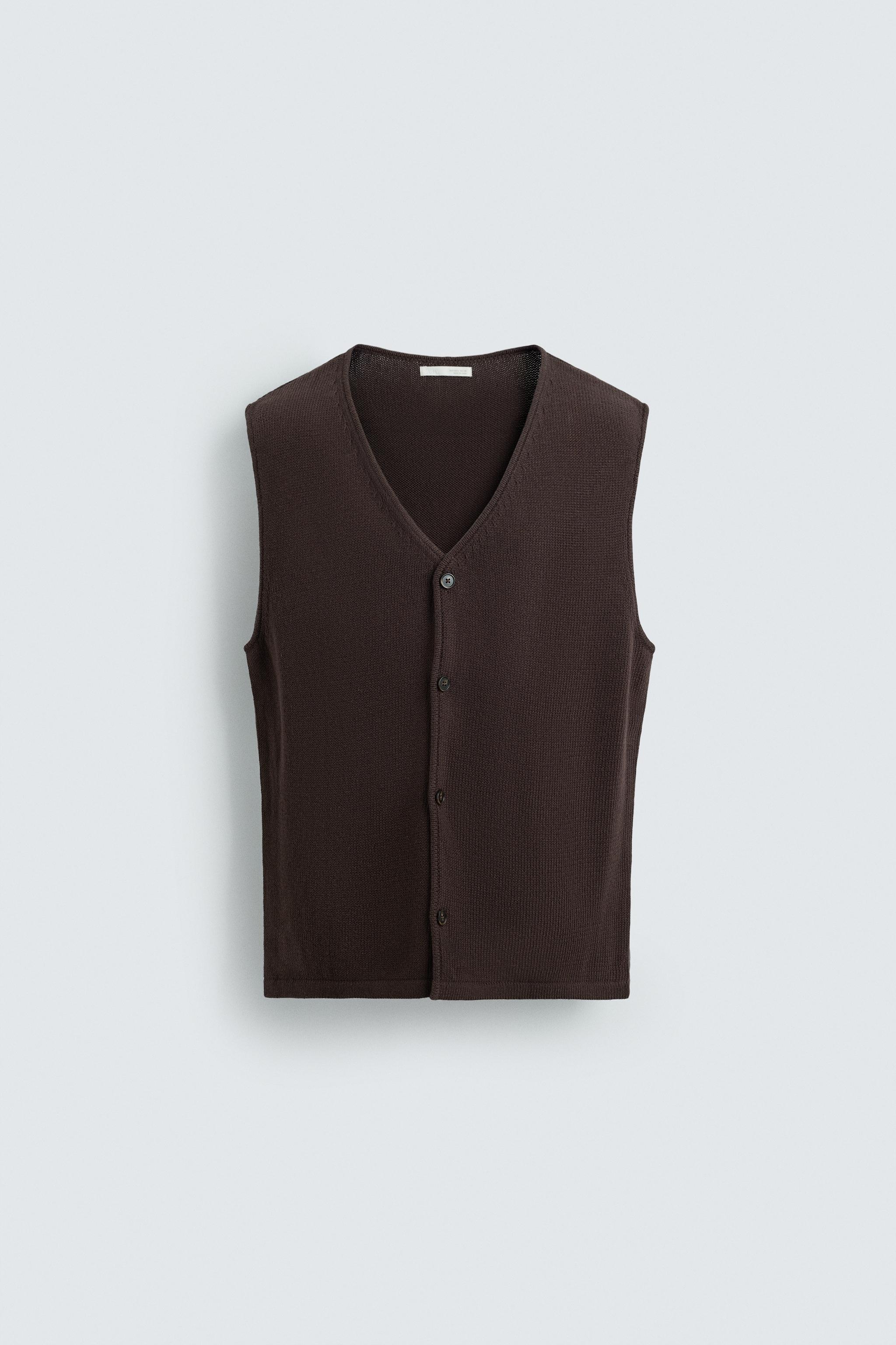 COTTON KNIT VEST