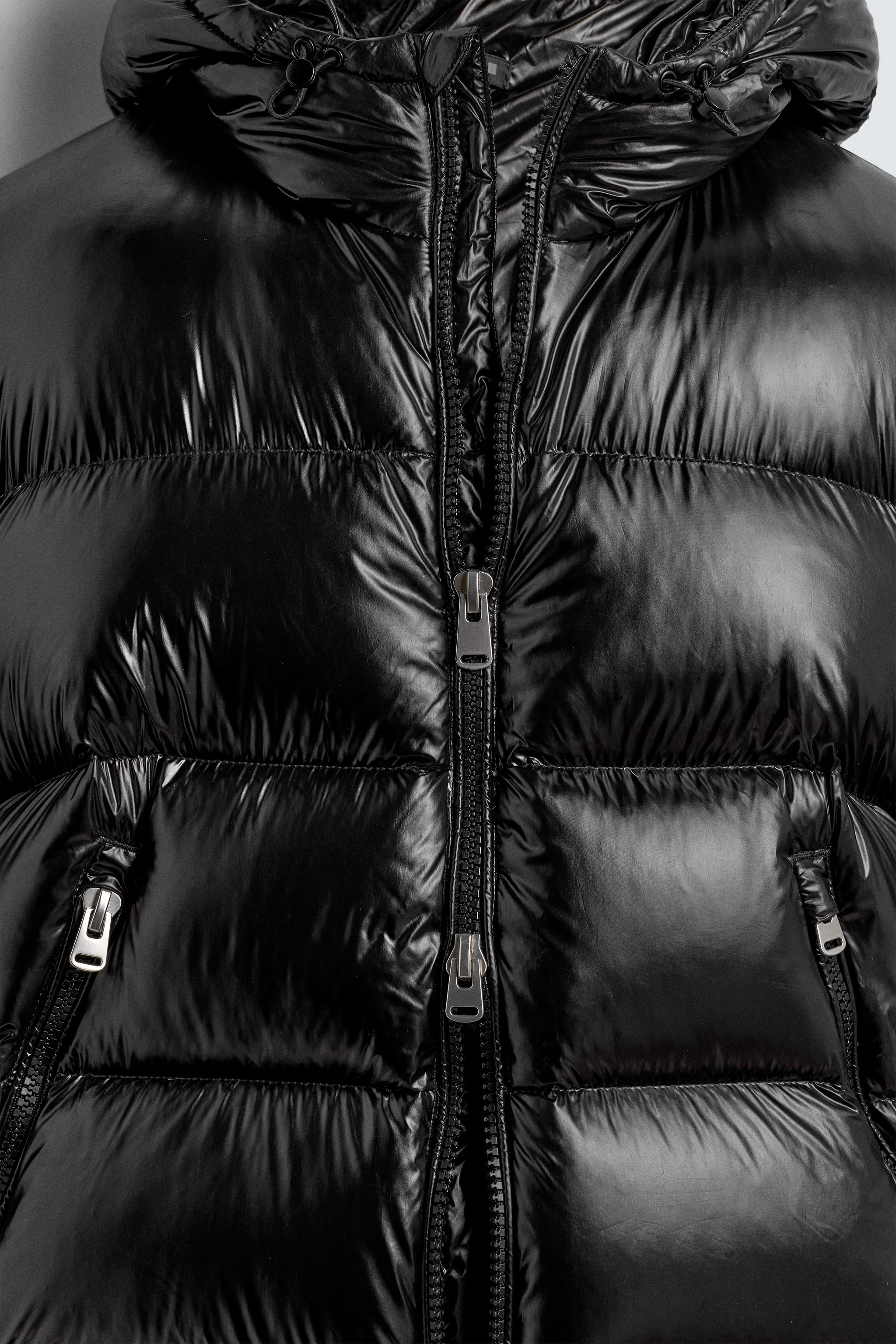 100% FEATHER WATER REPELLENT PUFFER JACKET