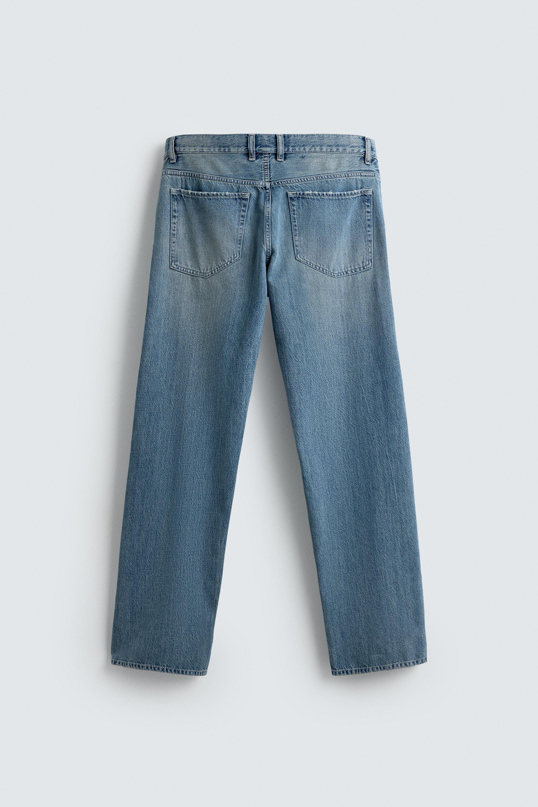 STRAIGHT FIT DENIM CHINO PANTS