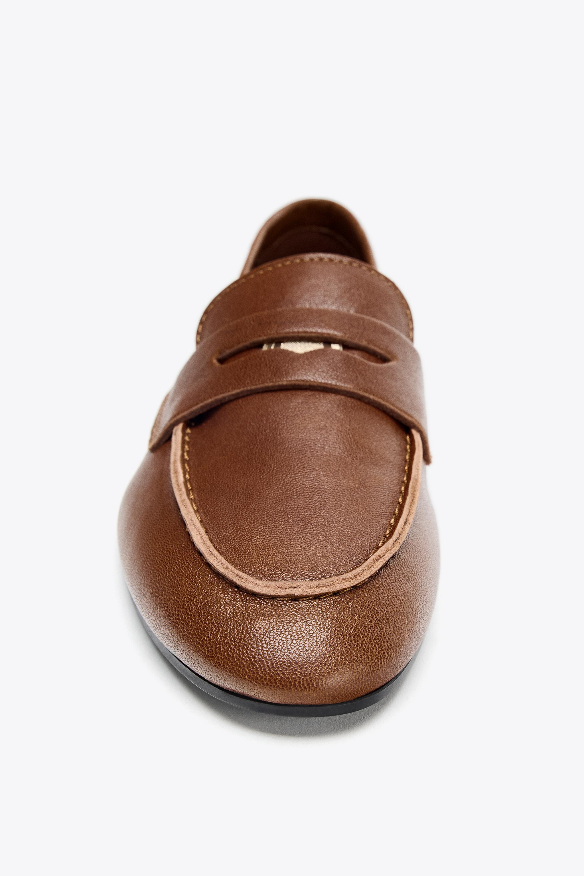 LEATHER PENNY LOAFERS