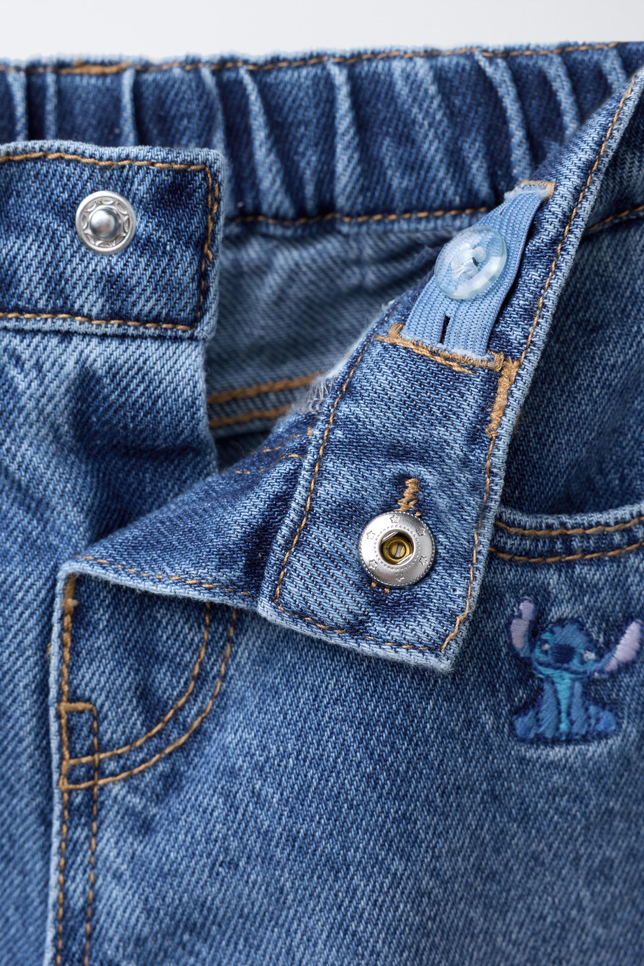 LILO & STITCH © DISNEY EMBROIDERED CULOTTE JEANS