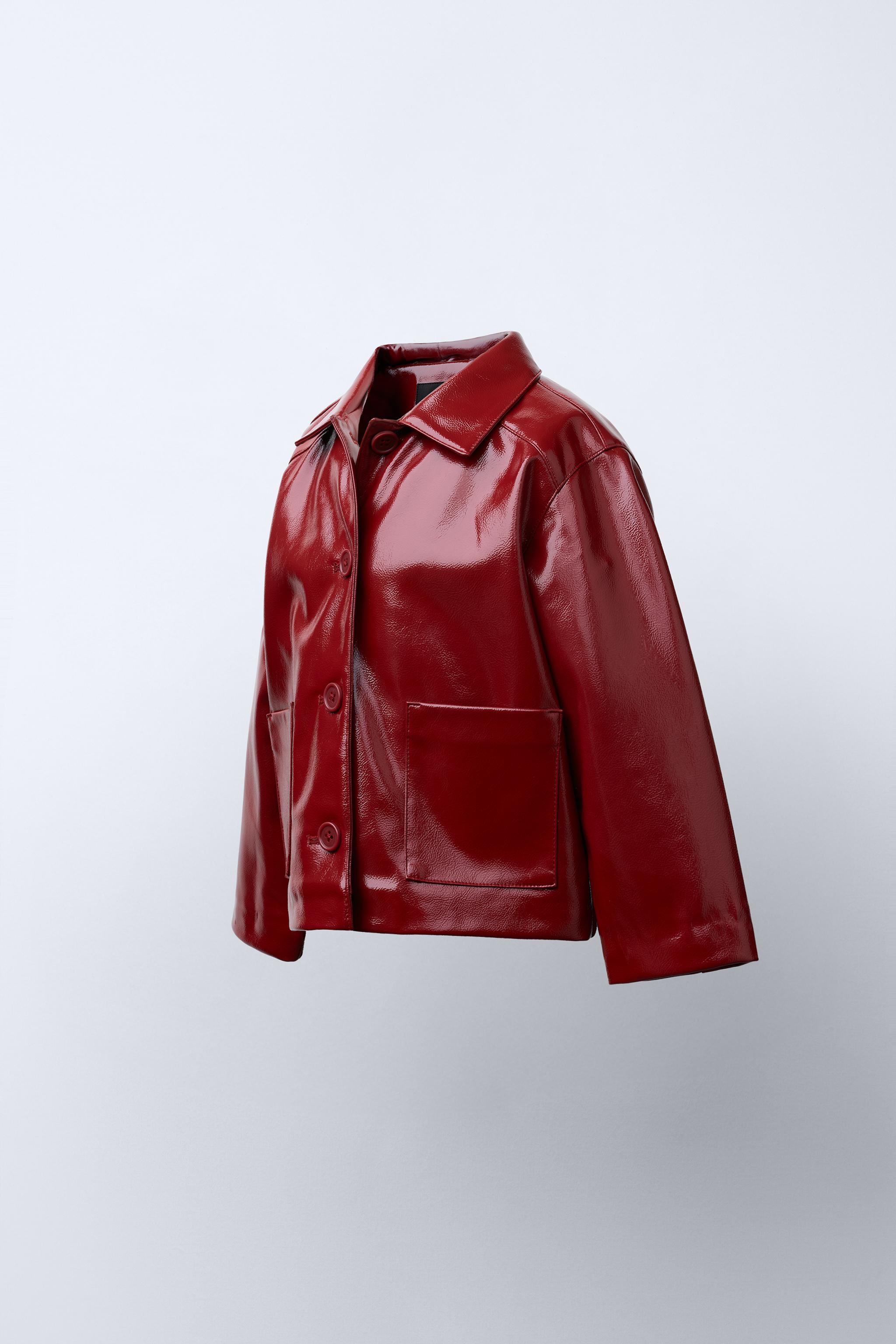 PATENT EFFECT JACKET