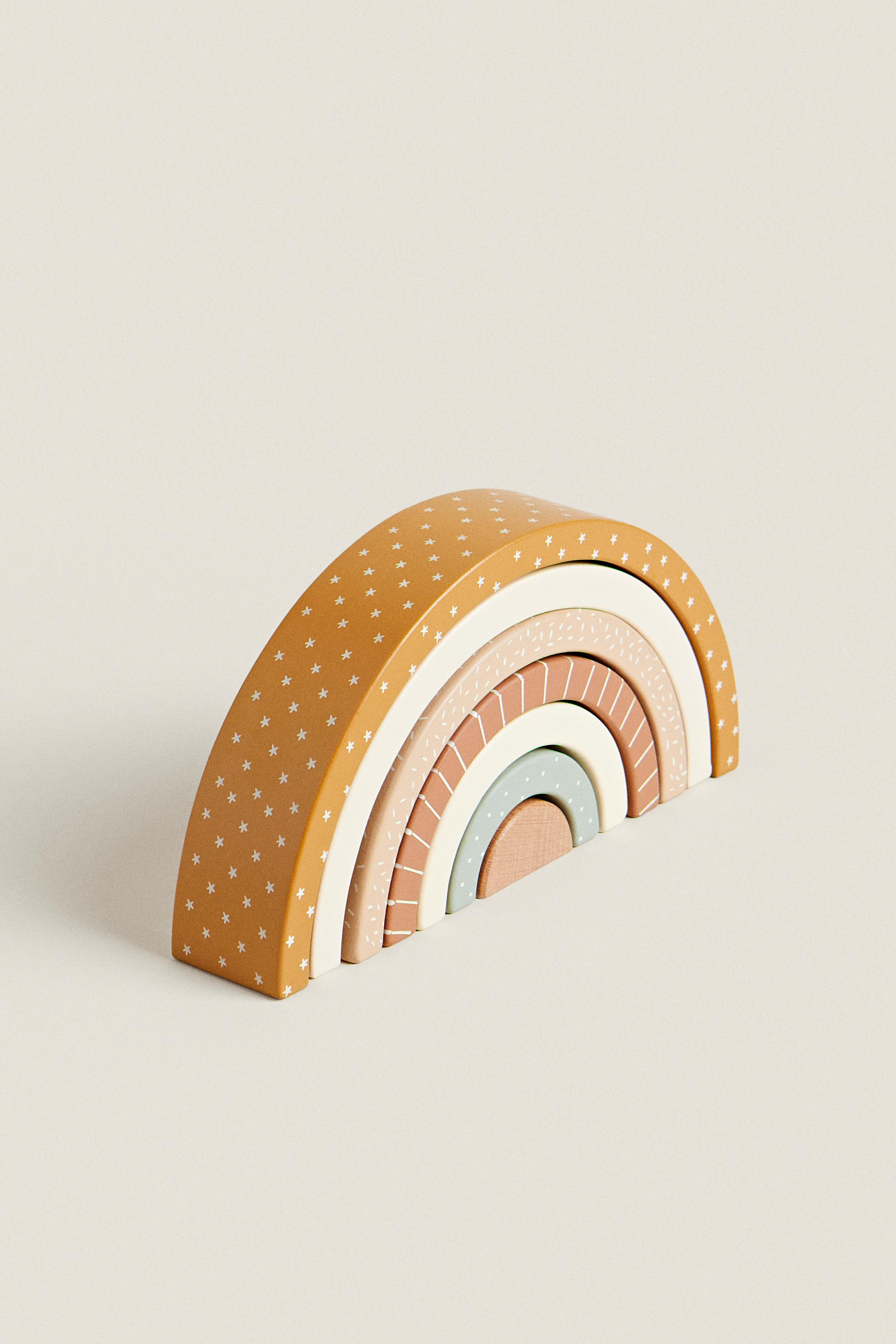 CHILDREN'S TOY RAINBOW BLOCKS