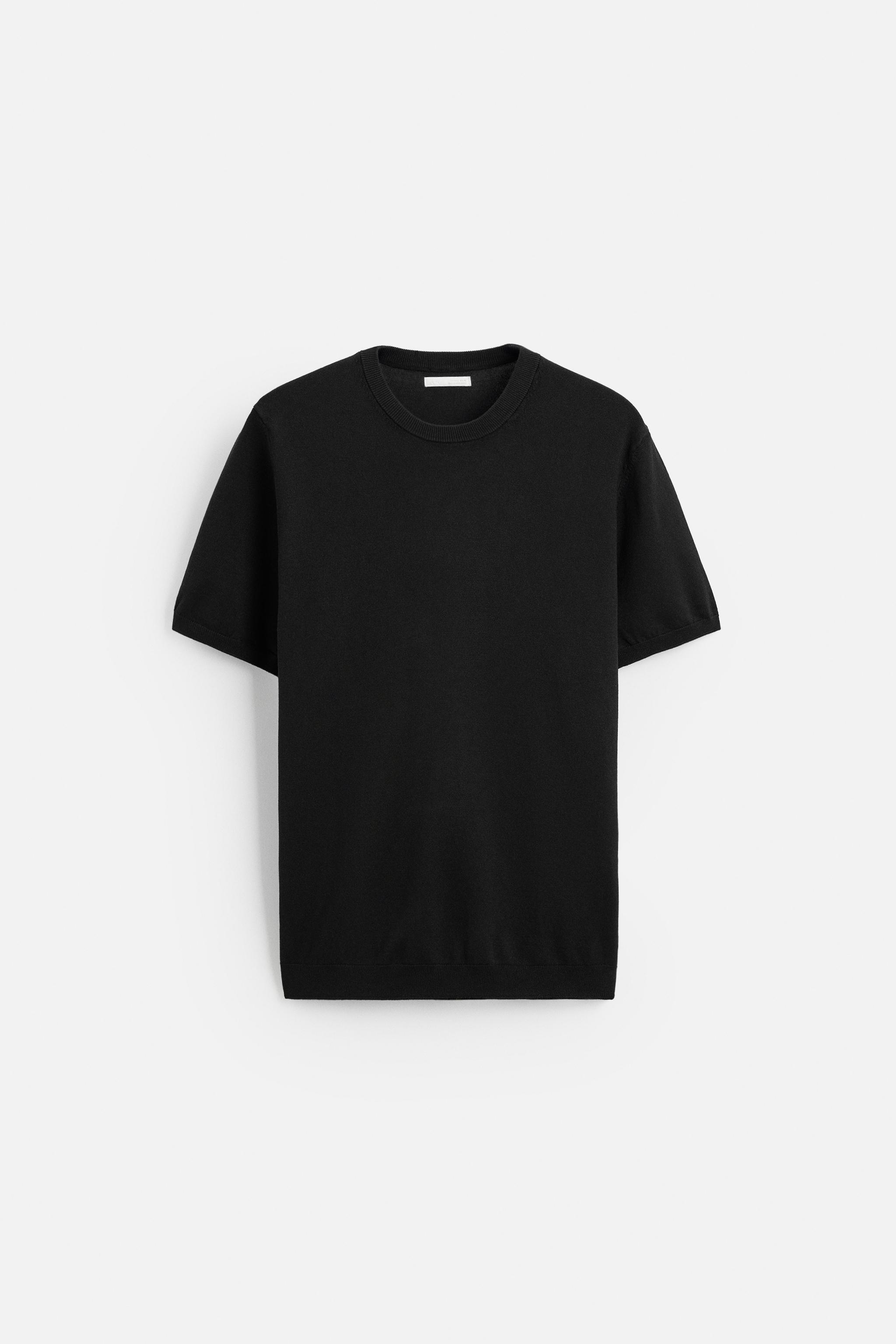 KNIT REGULAR FIT T-SHIRT