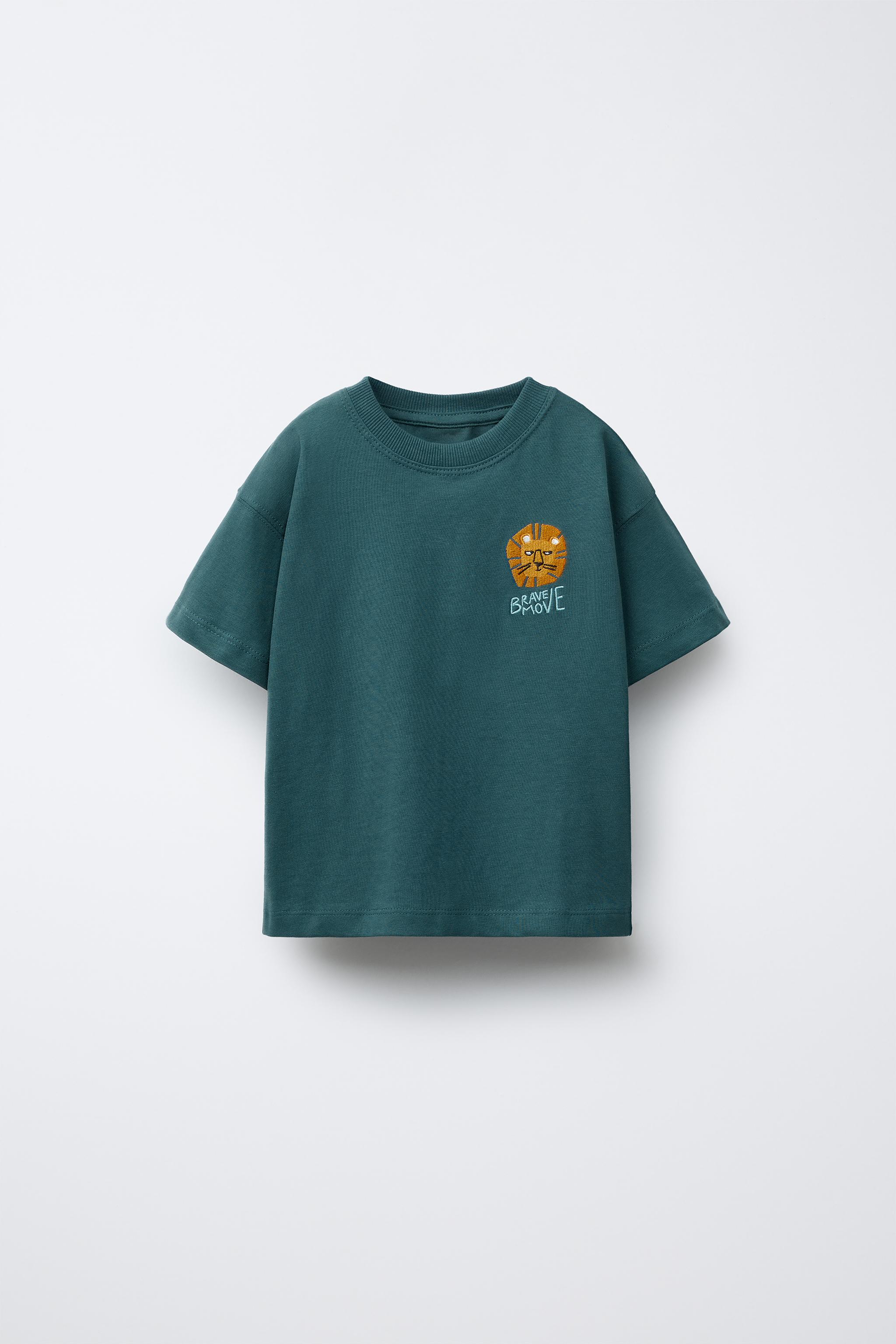 ANIMAL EMBROIDERY T-SHIRT