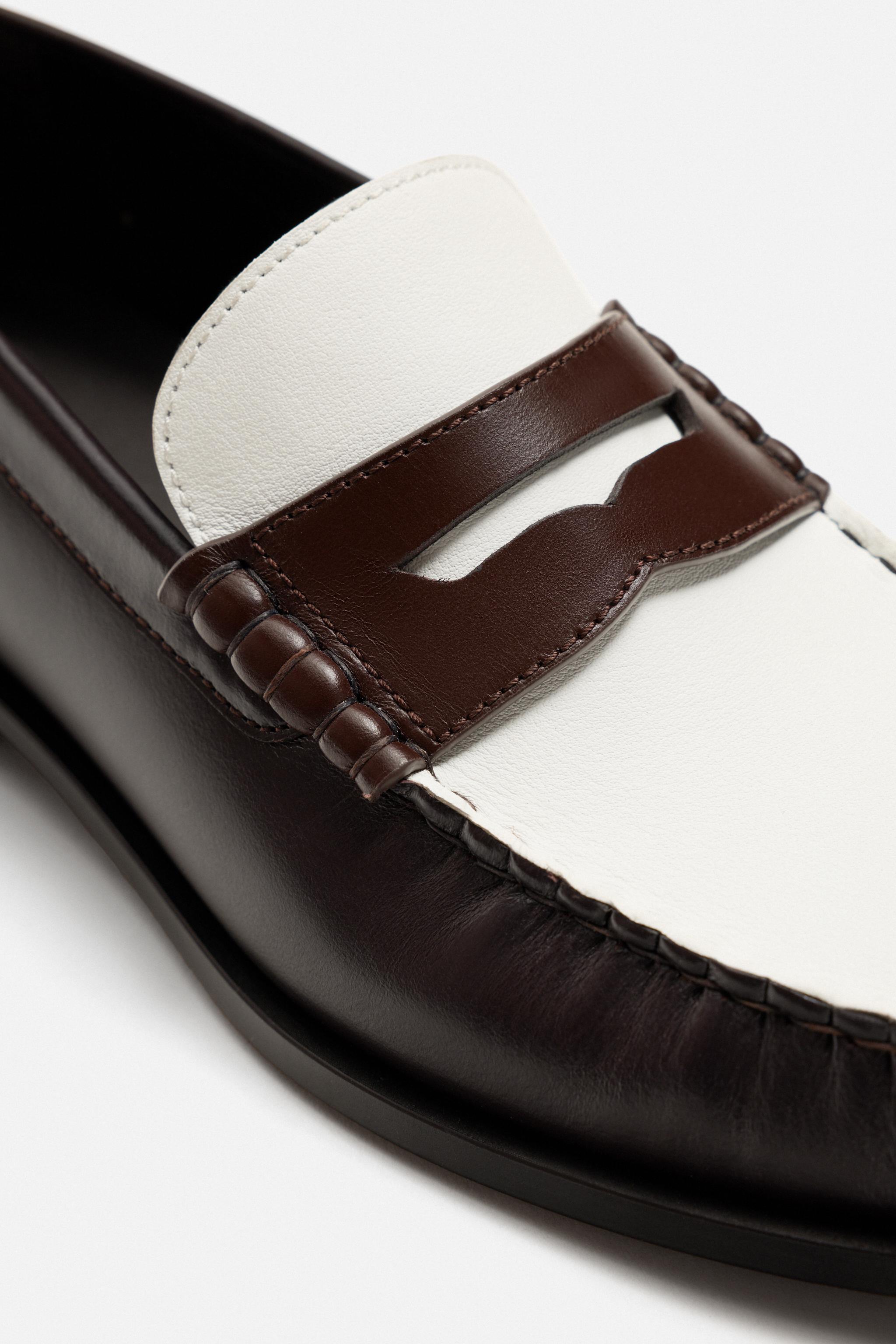 LEATHER PENNY LOAFERS