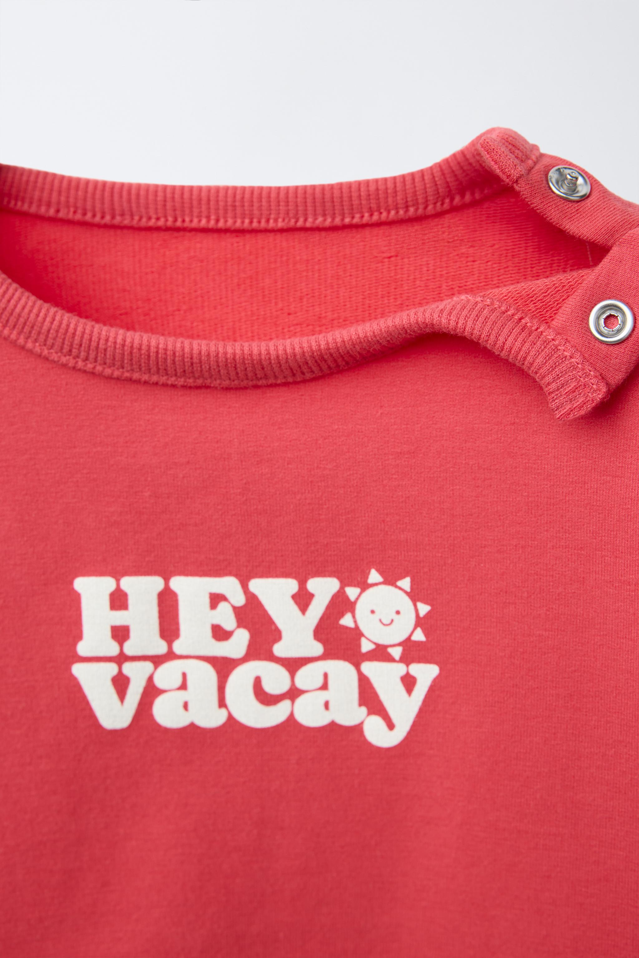 SWEATSHIRT AND TEXT BERMUDA SET