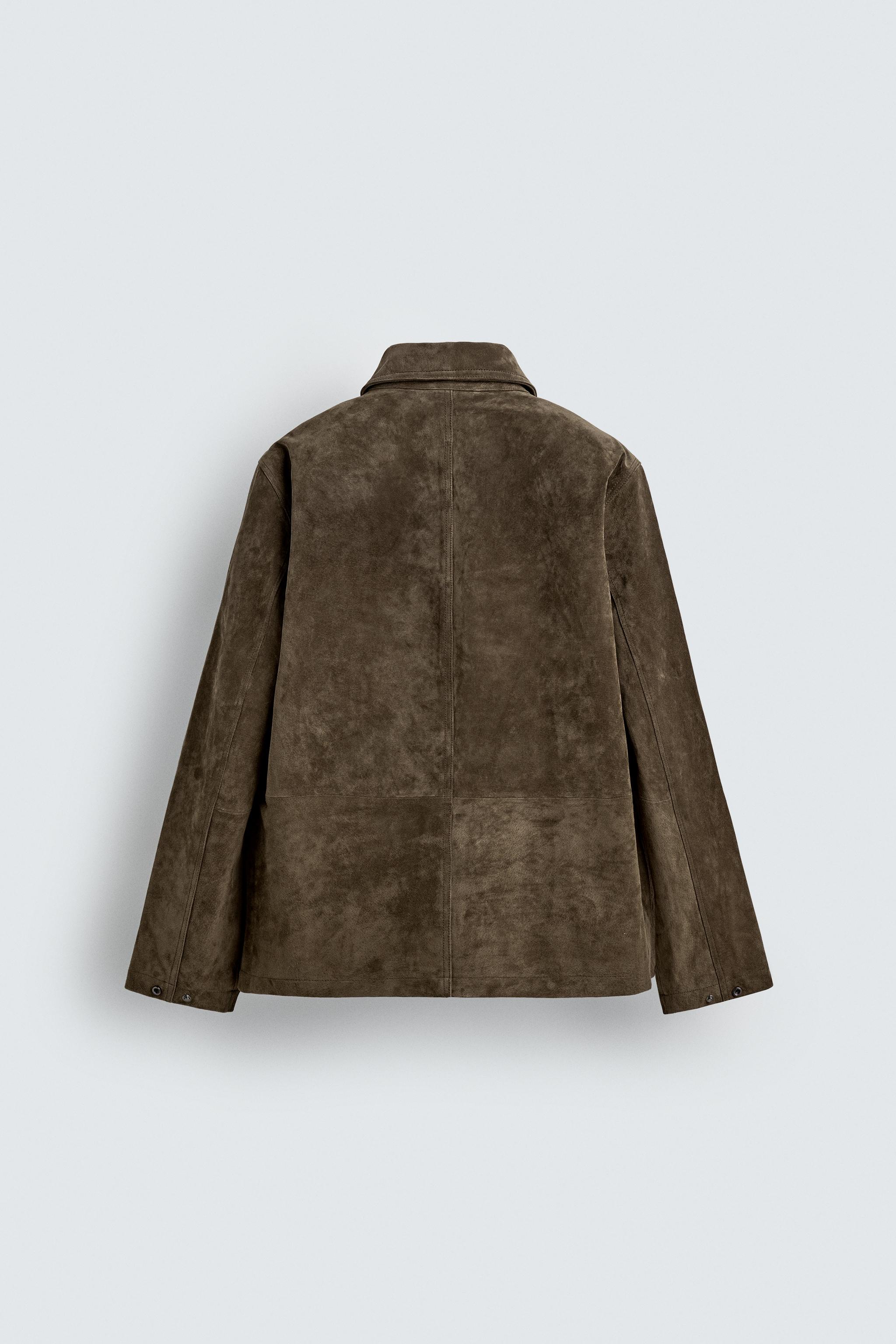 SUEDE LEATHER OVERSHIRT