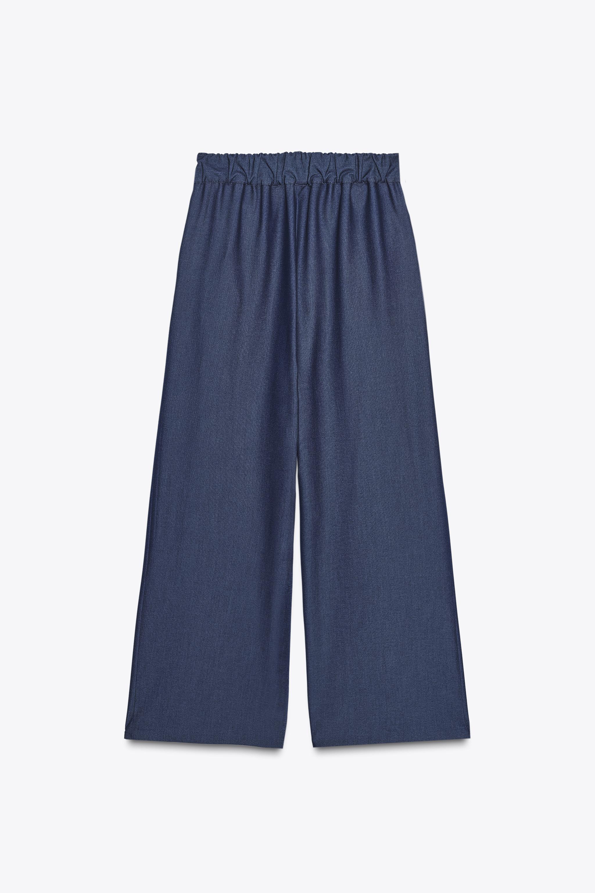 STITCHED WIDE LEG PANTS