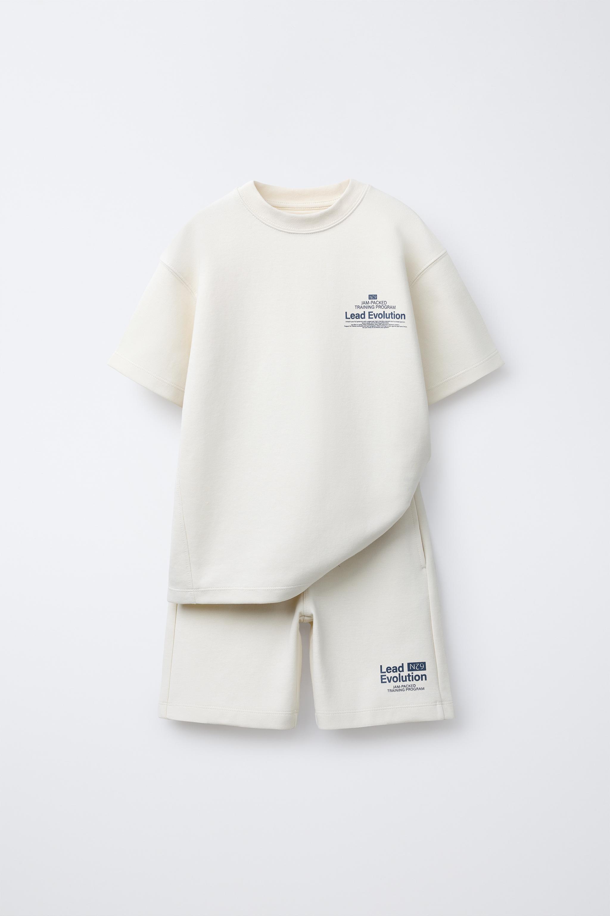 INTERLOCK T-SHIRT AND BERMUDA SET