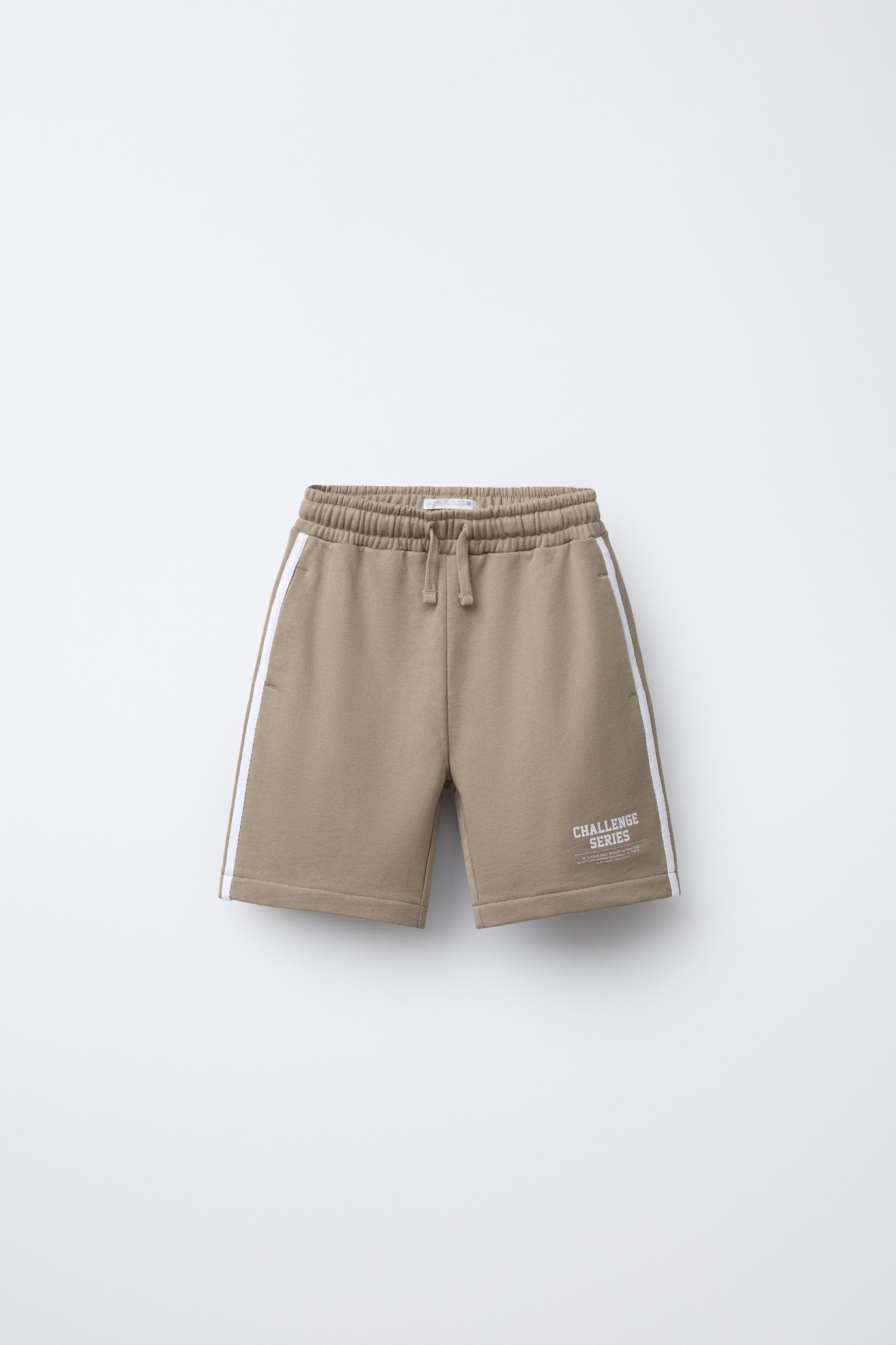 CONTRAST PIPING JOGGING SHORTS