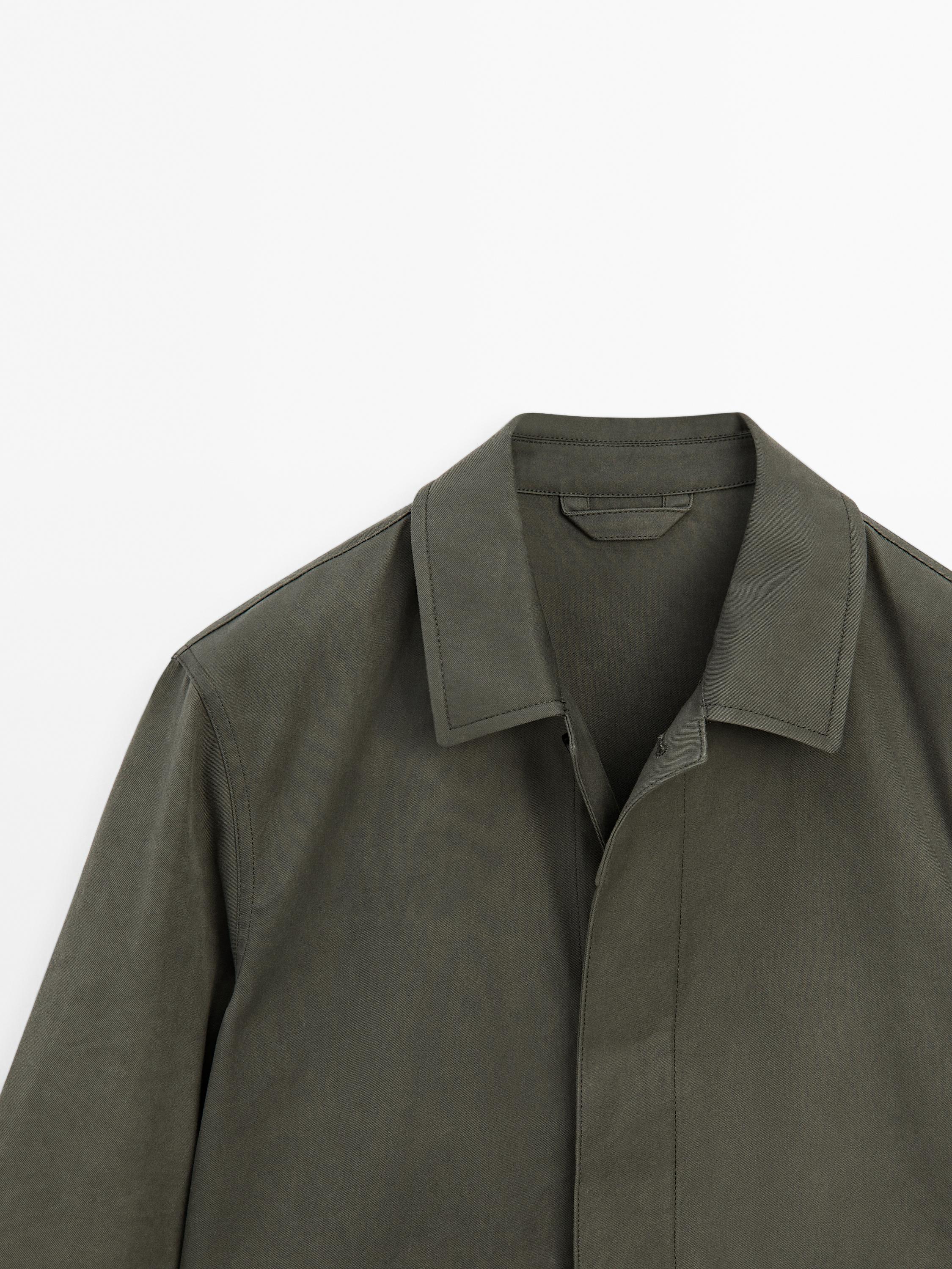 100% cotton maltinto finish jacket