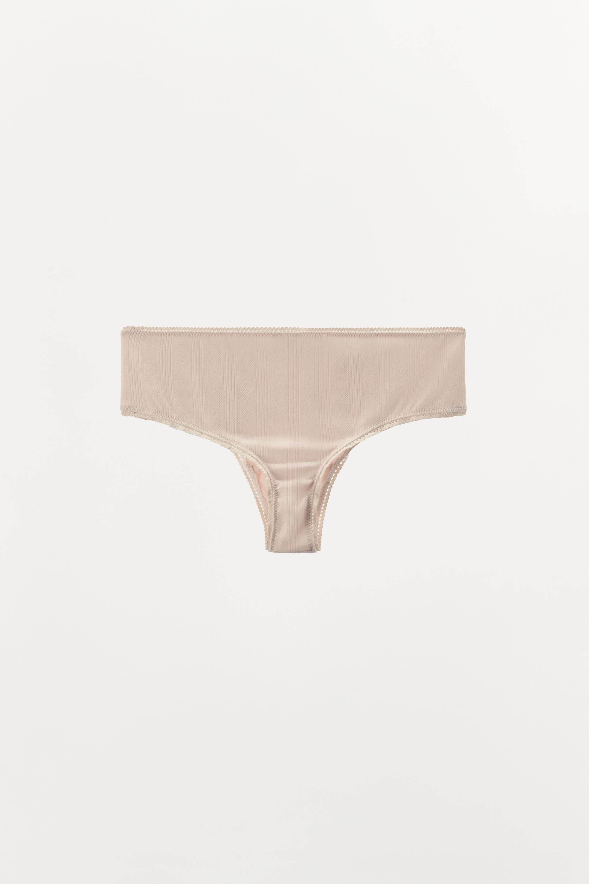 POINTELLE LACE TRIM BRIEFS