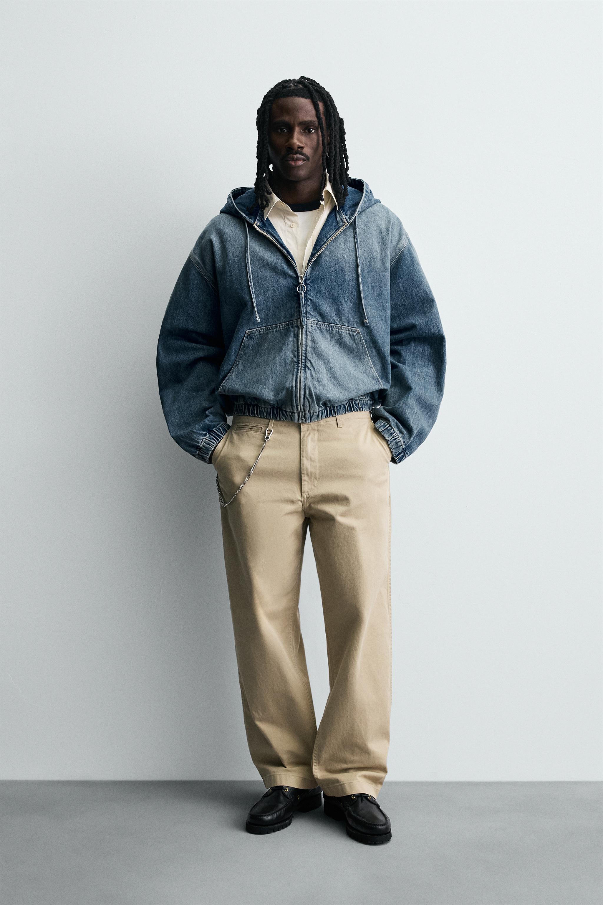 WASHED HOODED JACKET