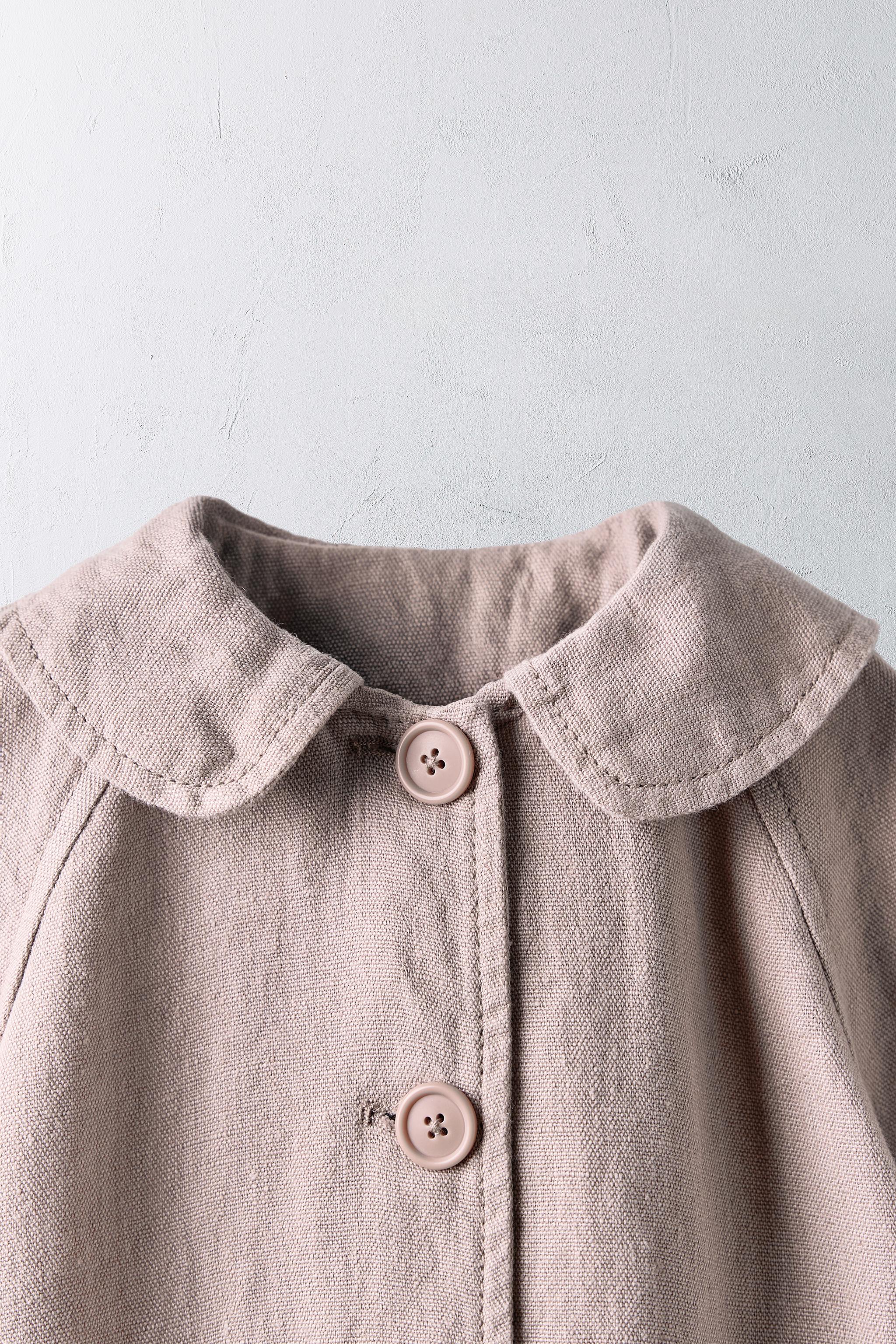 2-5 YEARS/ LIMITED EDITION 100% LINEN TRENCH COAT