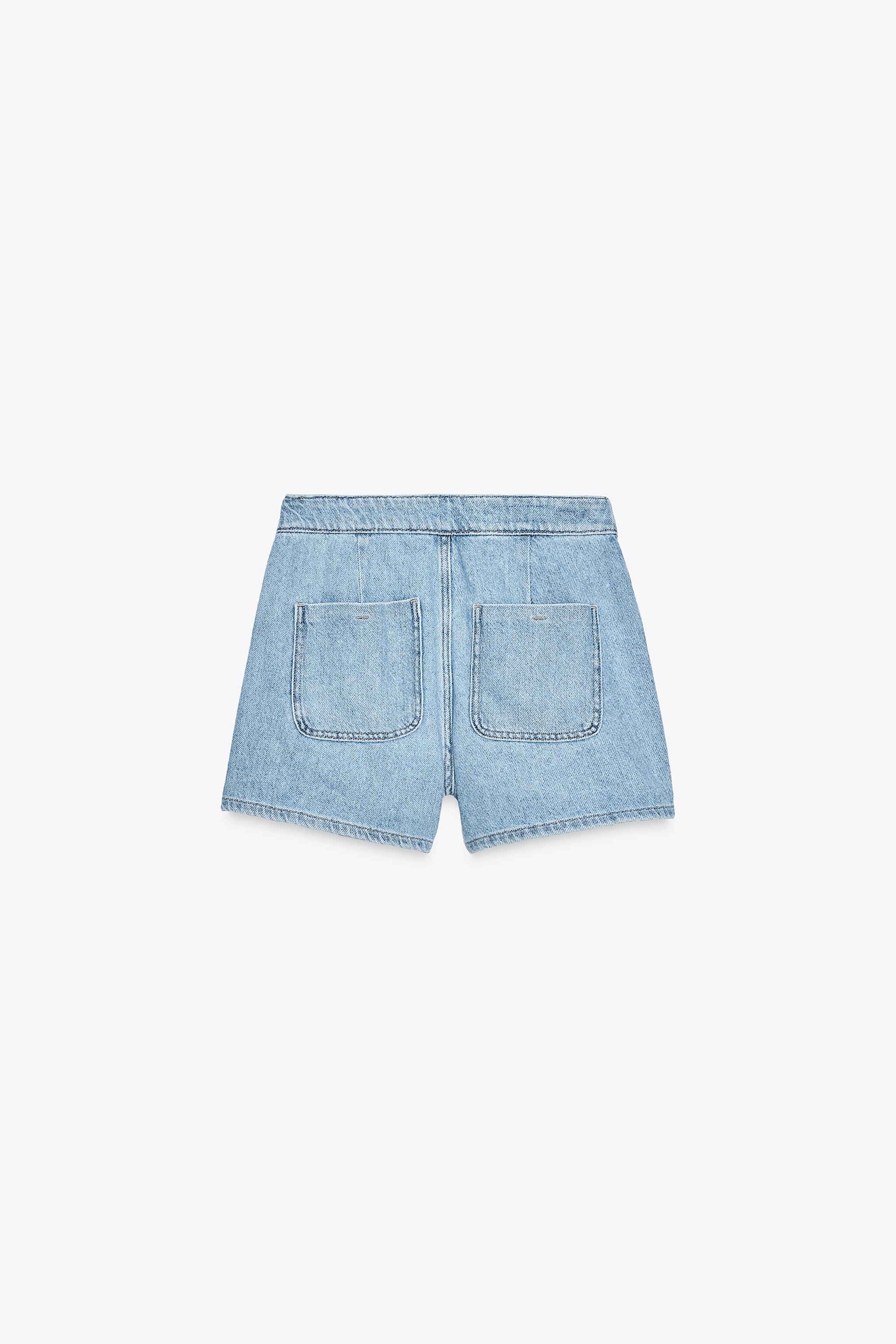 Z1975 CROSSOVER BUTTON DENIM SKORT